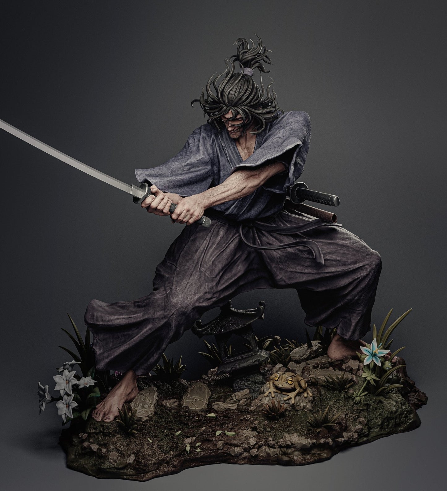 Musashi Miyamoto - CA 3D Studios - Dark Forge Arts