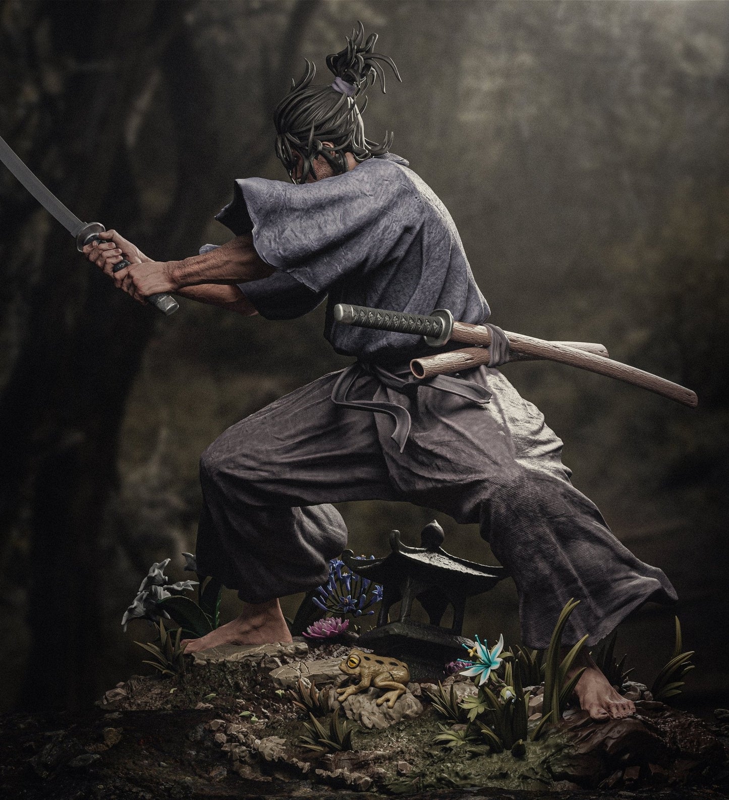 Musashi Miyamoto - CA 3D Studios - Dark Forge Arts