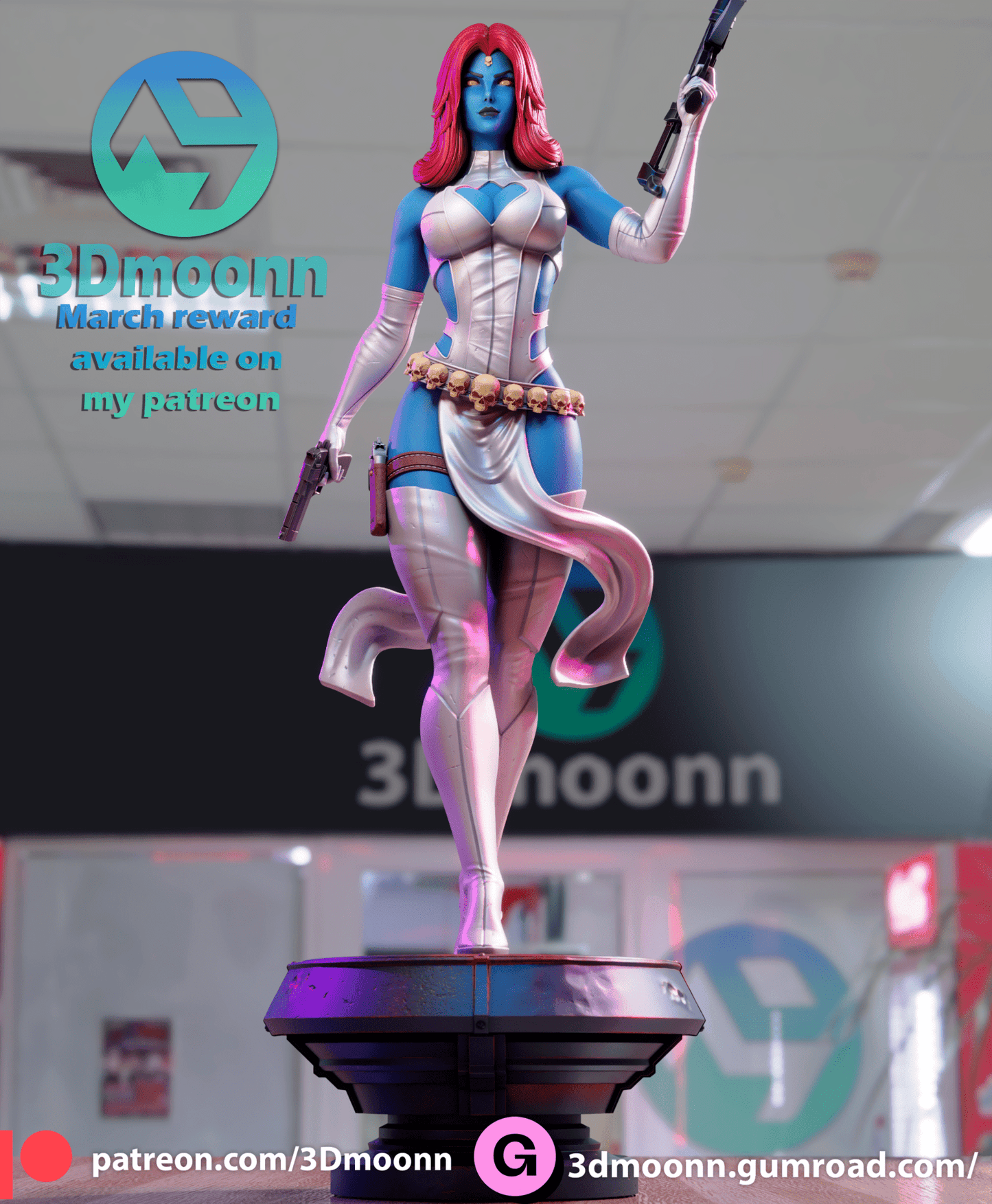 Mystique - 3DMoonn - Dark Forge Arts