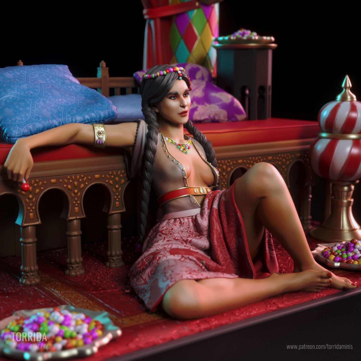 Nadia - Torrida Minis - Dark Forge Arts