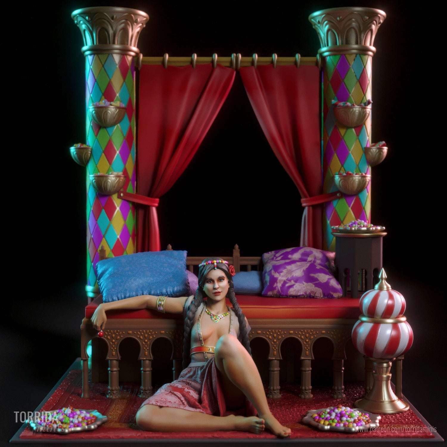 Nadia - Torrida Minis - Dark Forge Arts