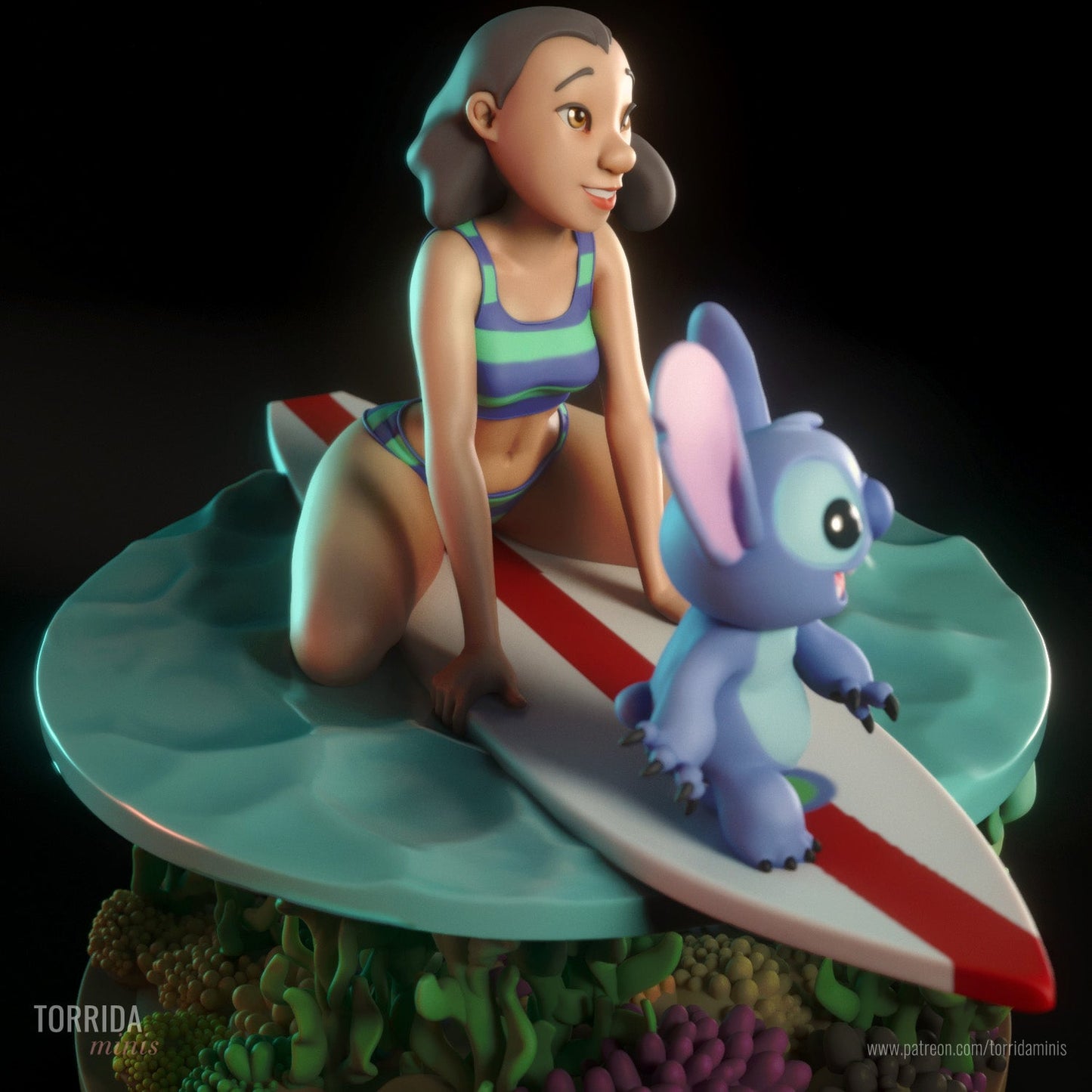 Nani Pelekai - Torrida Minis - Dark Forge Arts
