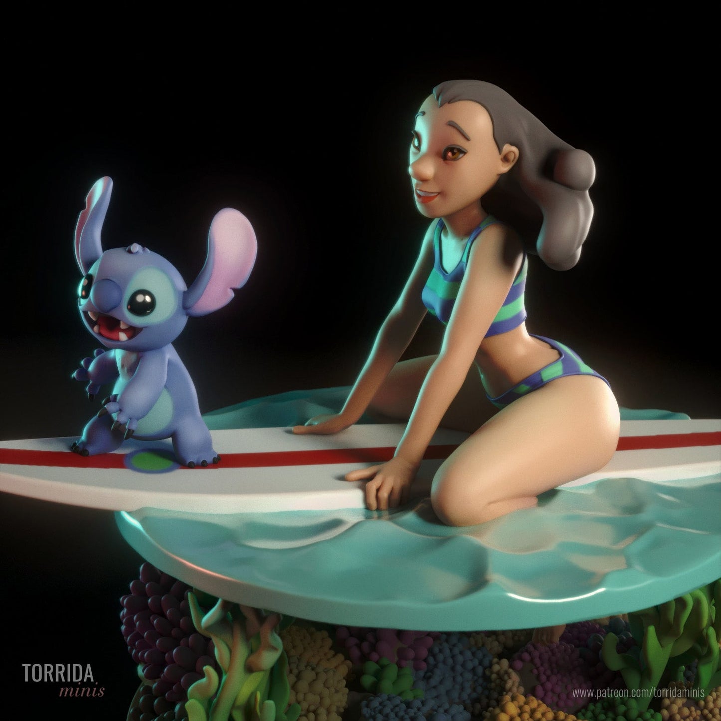 Nani Pelekai - Torrida Minis - Dark Forge Arts