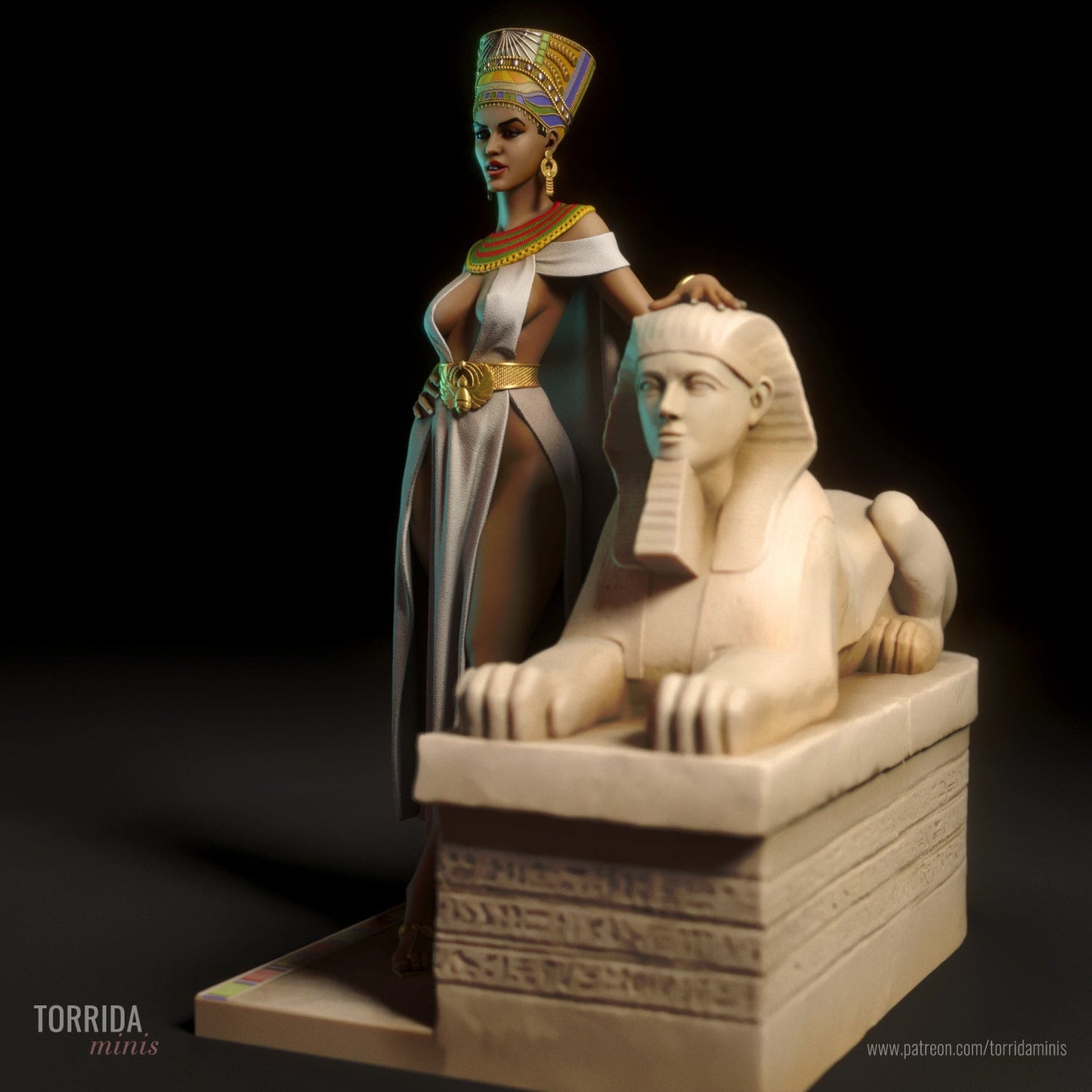 Nefertiti - Torrida Minis - Dark Forge Arts