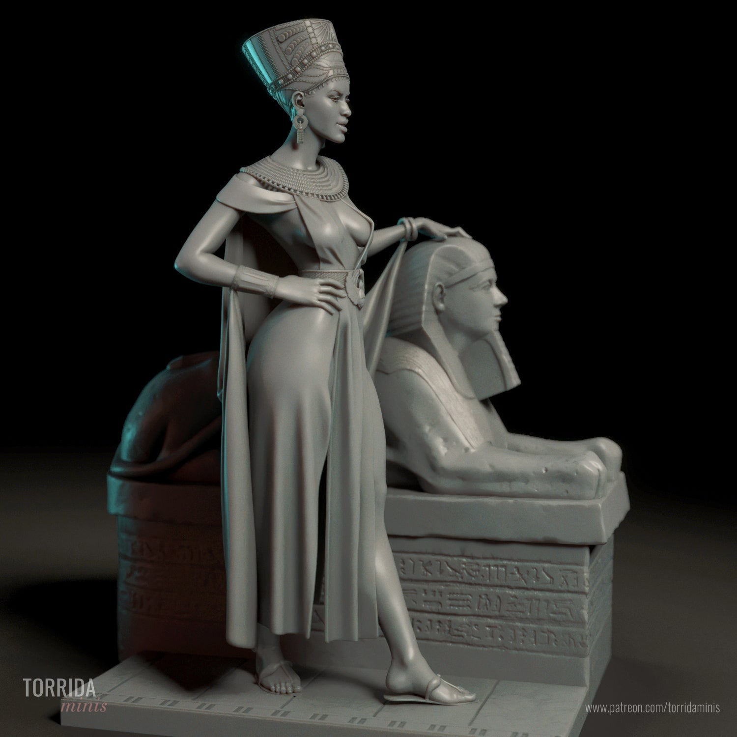 Nefertiti - Torrida Minis - Dark Forge Arts