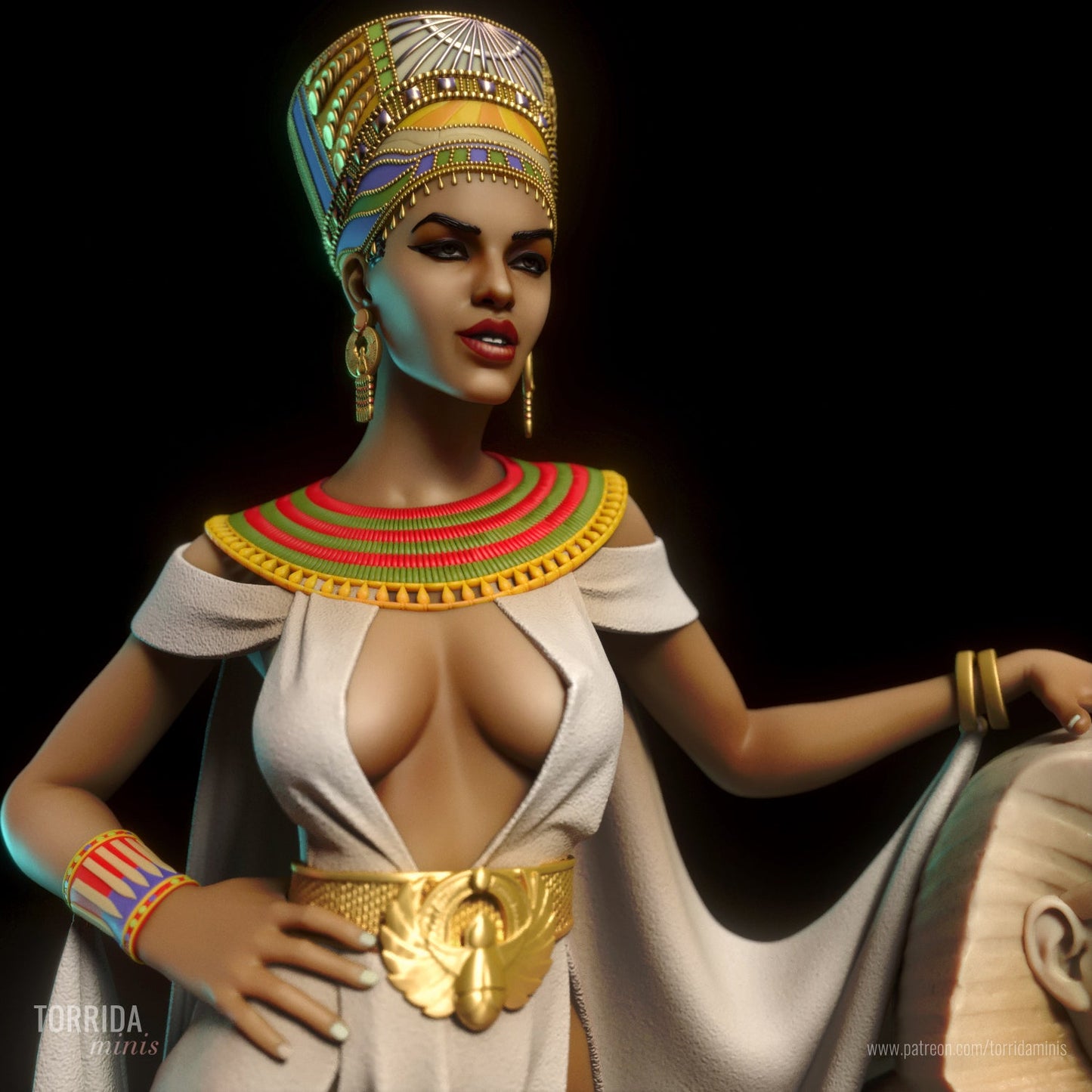 Nefertiti - Torrida Minis - Dark Forge Arts