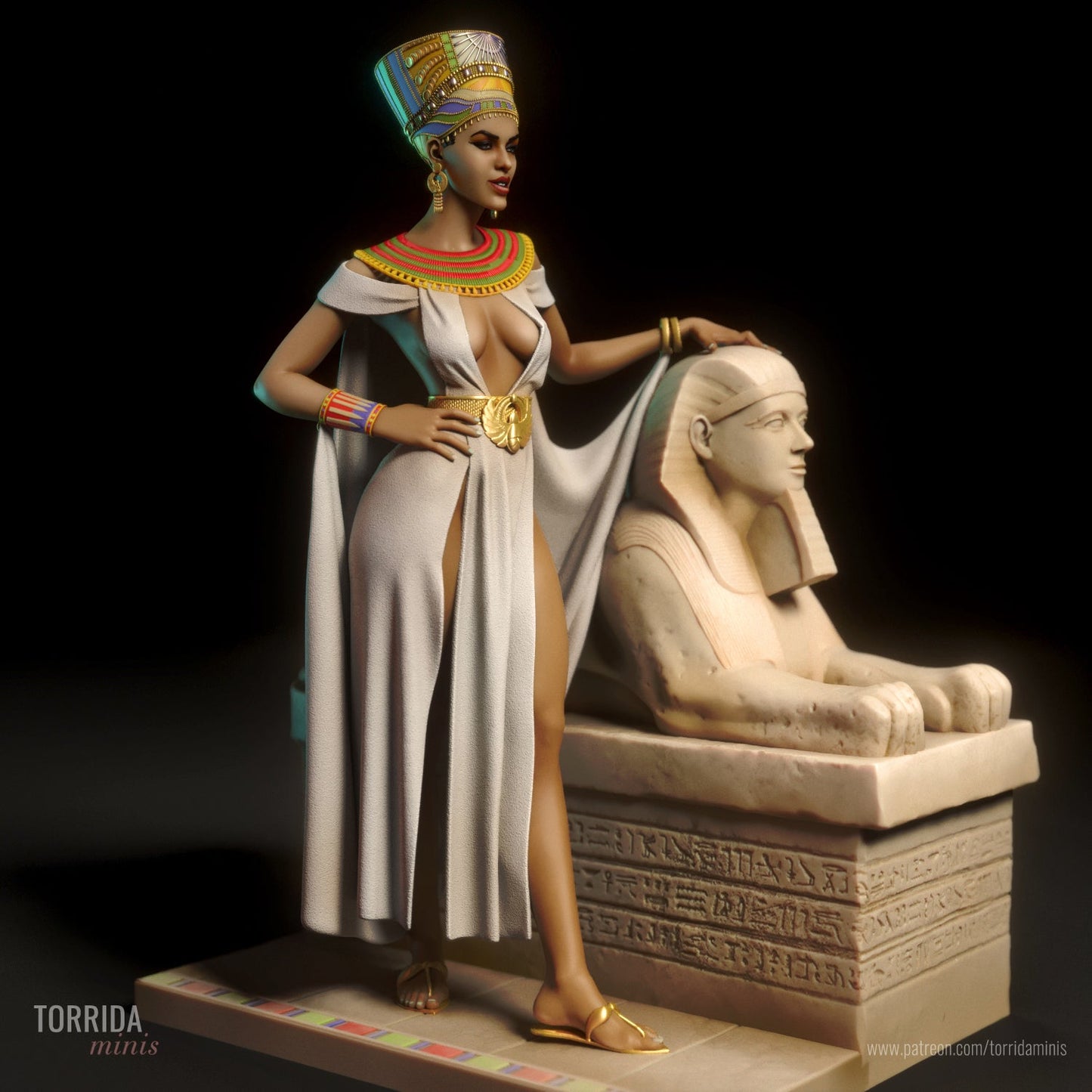 Nefertiti - Torrida Minis - Dark Forge Arts