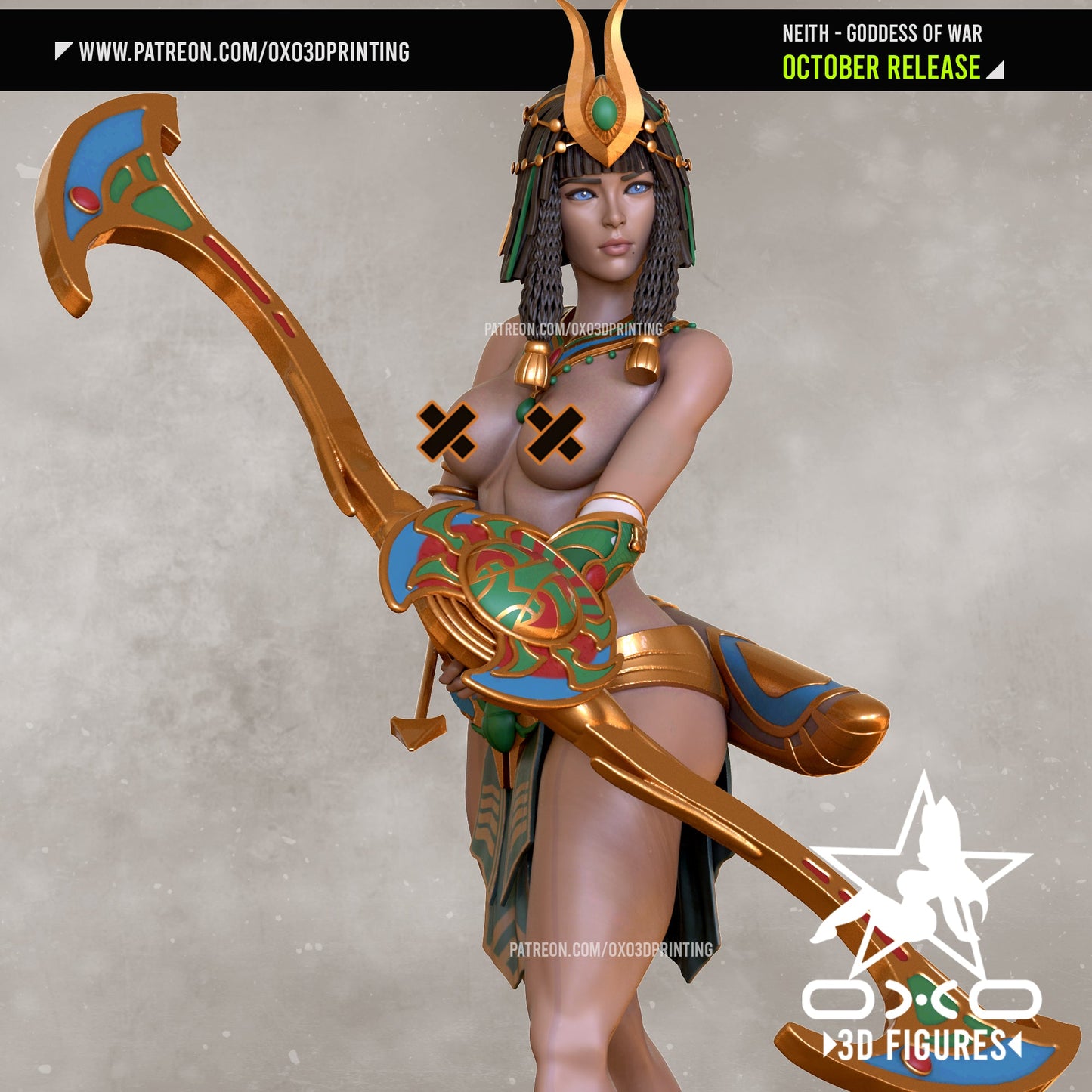 Neith - OXO3D - Dark Forge Arts