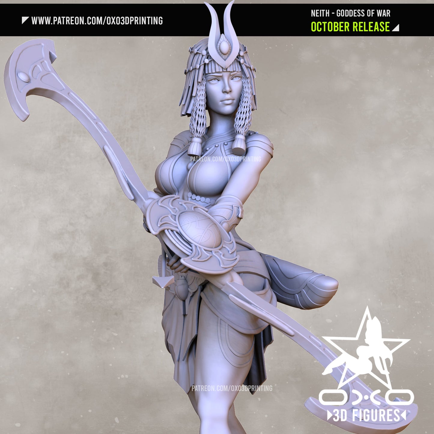 Neith - OXO3D - Dark Forge Arts