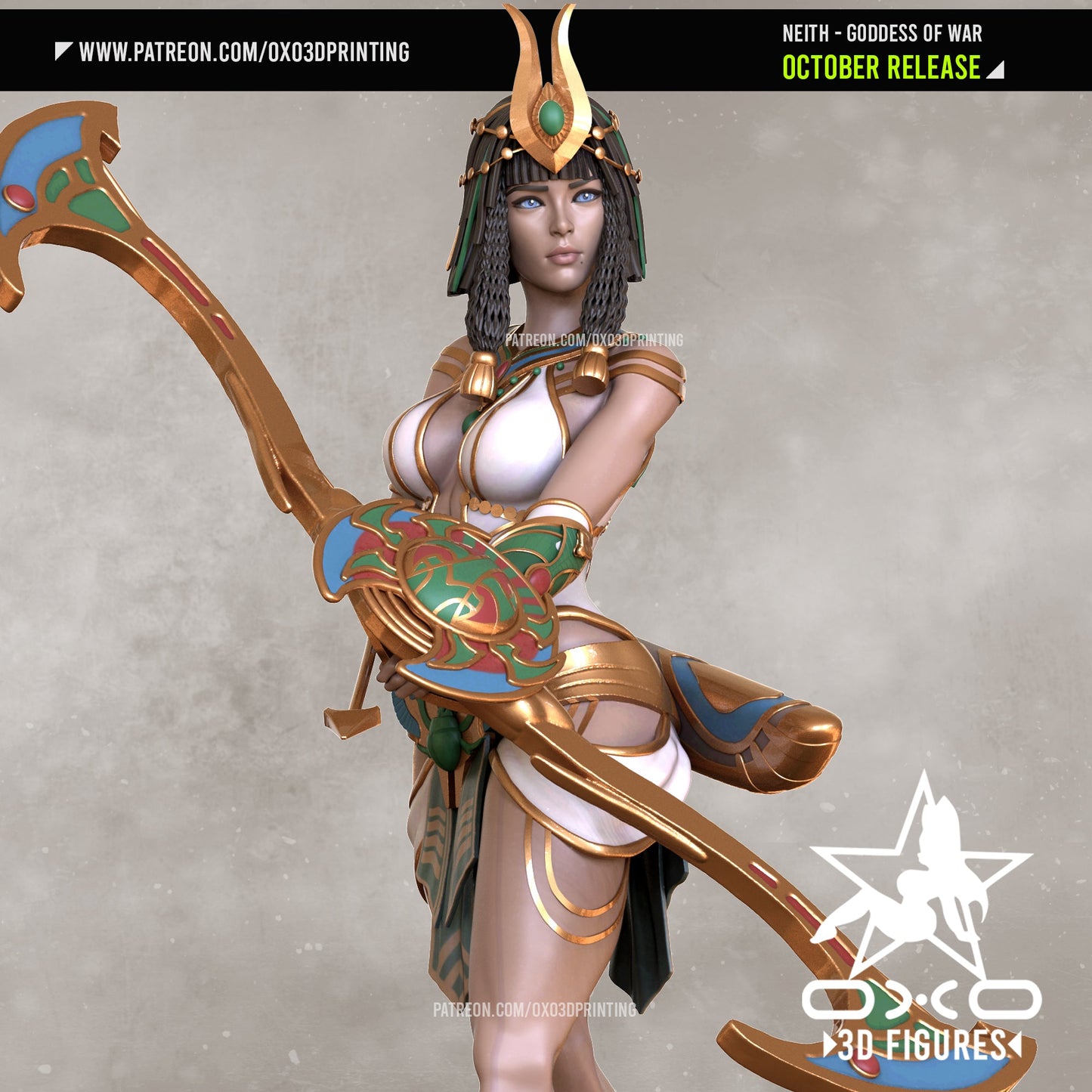 Neith - OXO3D - Dark Forge Arts