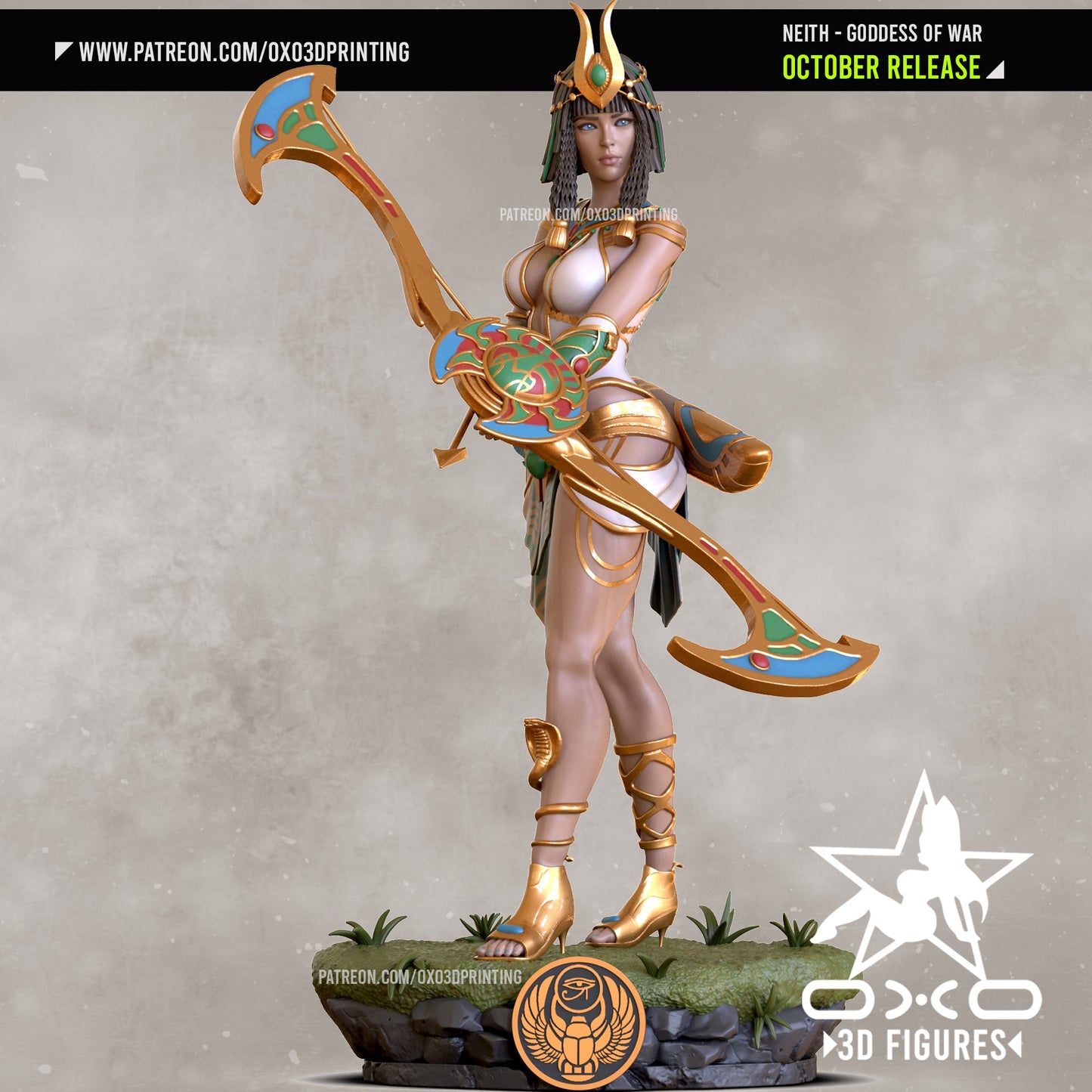 Neith - OXO3D - Dark Forge Arts