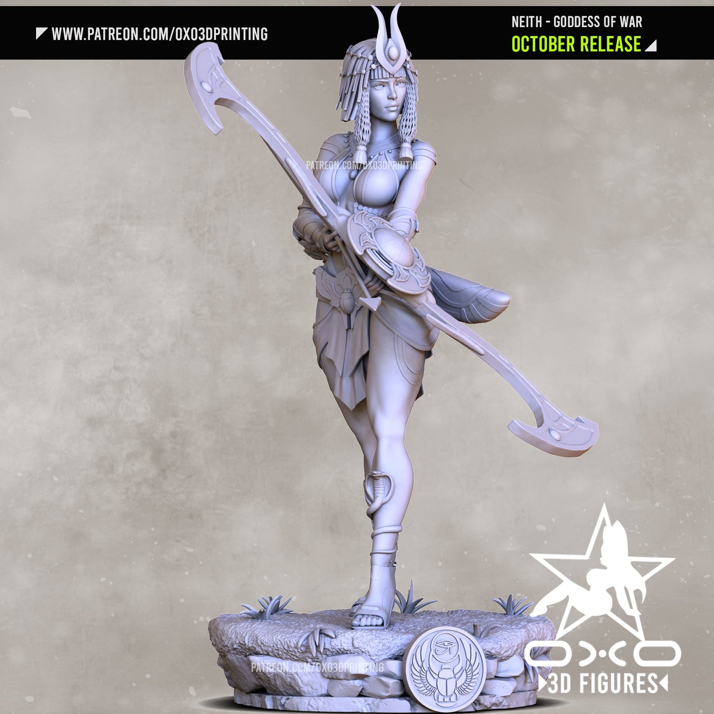 Neith - OXO3D - Dark Forge Arts
