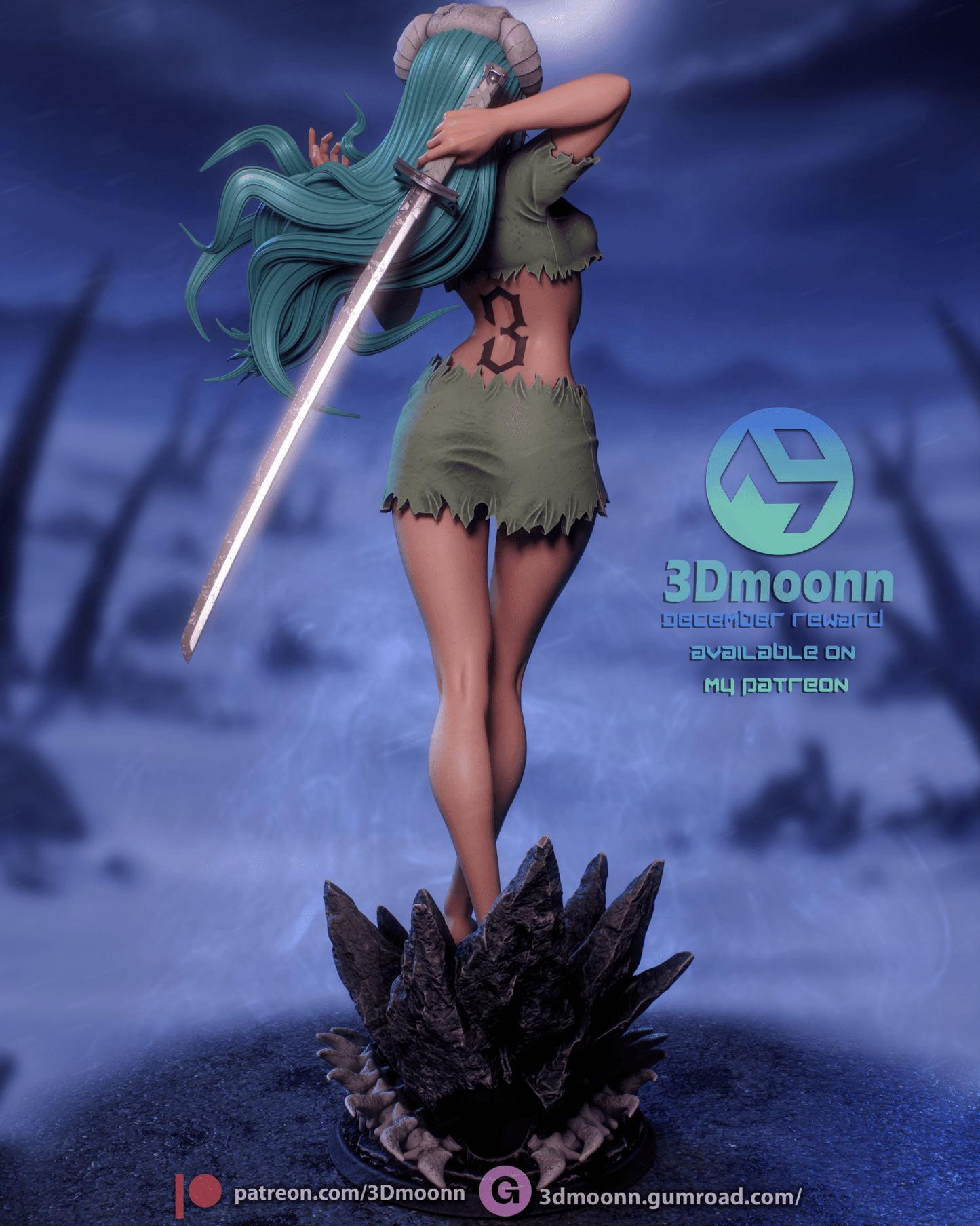 Nellien Tu - 3DMoonn - Dark Forge Arts