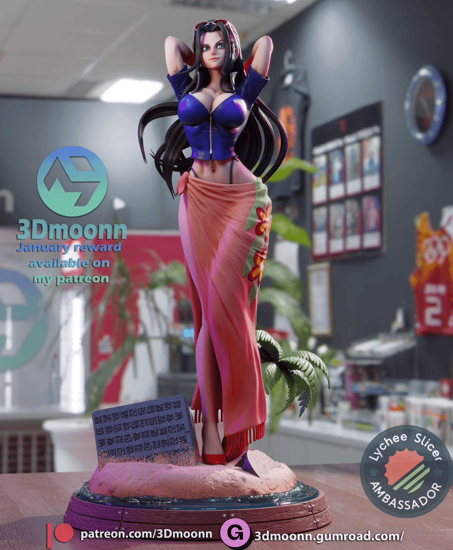 Nico Robin - 3DMoonn - Dark Forge Arts