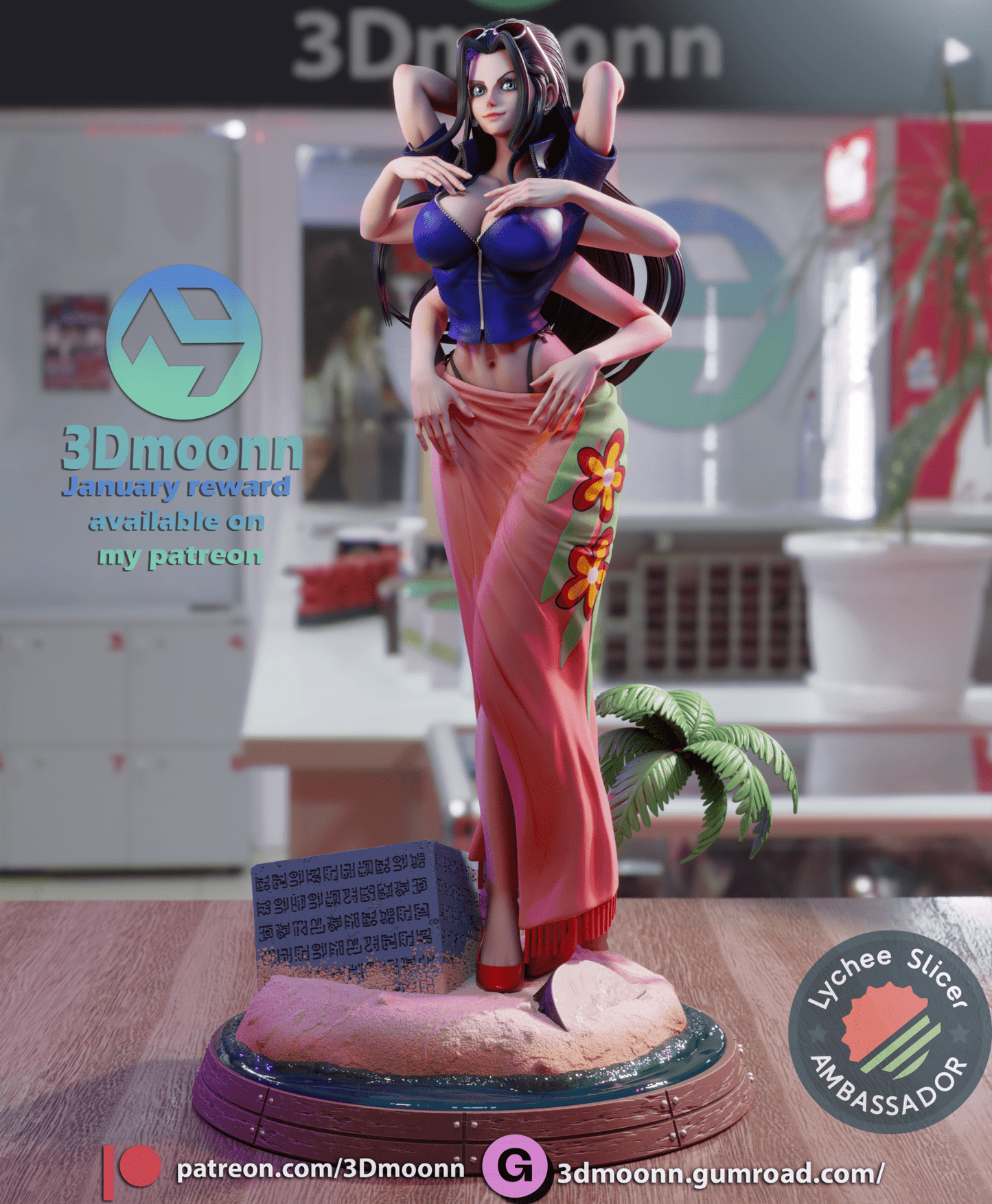 Nico Robin - 3DMoonn - Dark Forge Arts