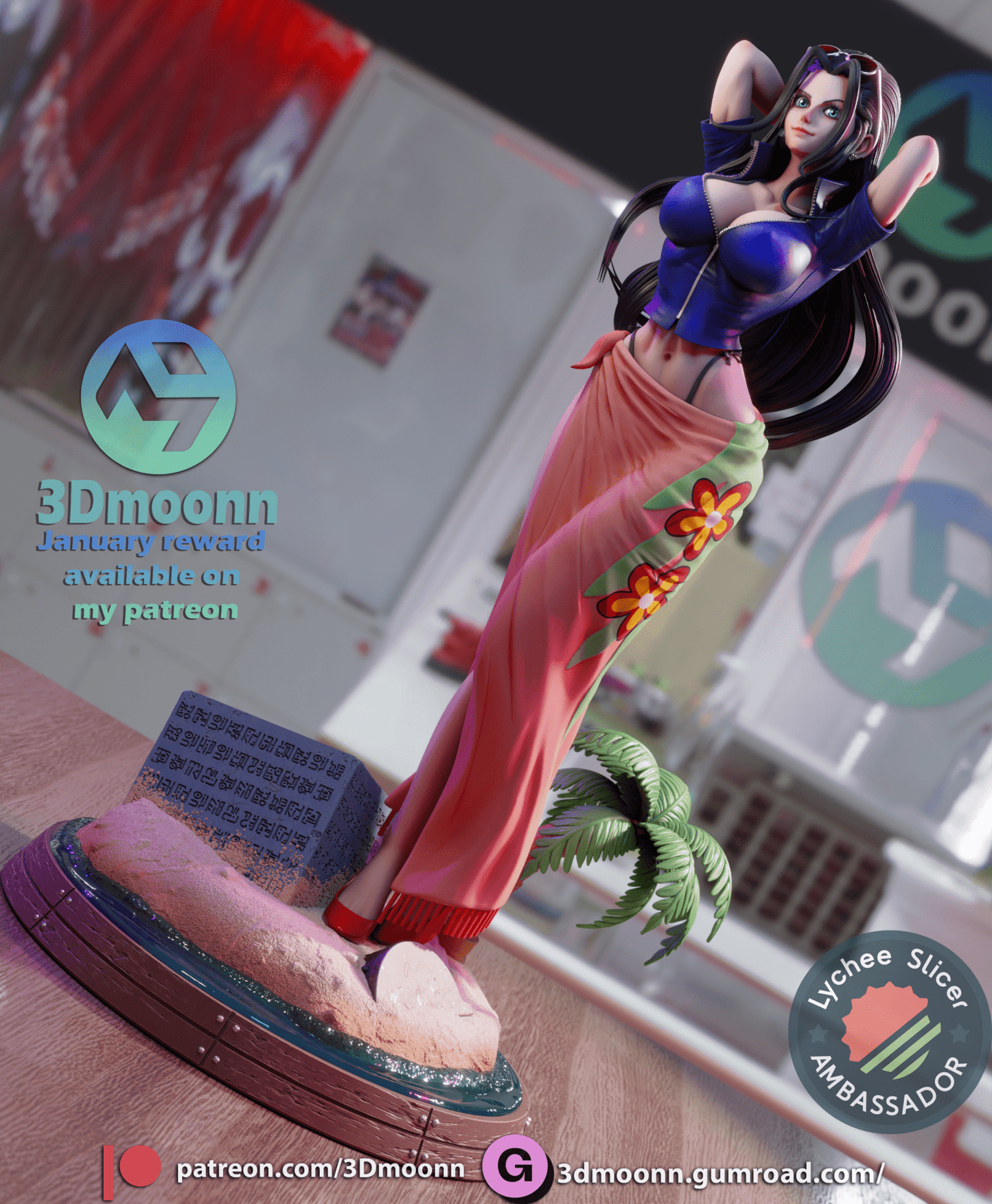 Nico Robin - 3DMoonn - Dark Forge Arts