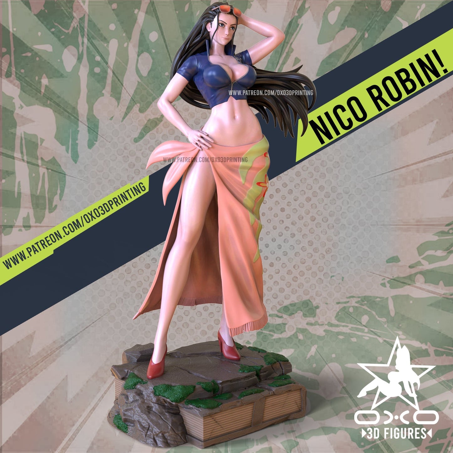 Nico Robin - OXO3D - Dark Forge Arts