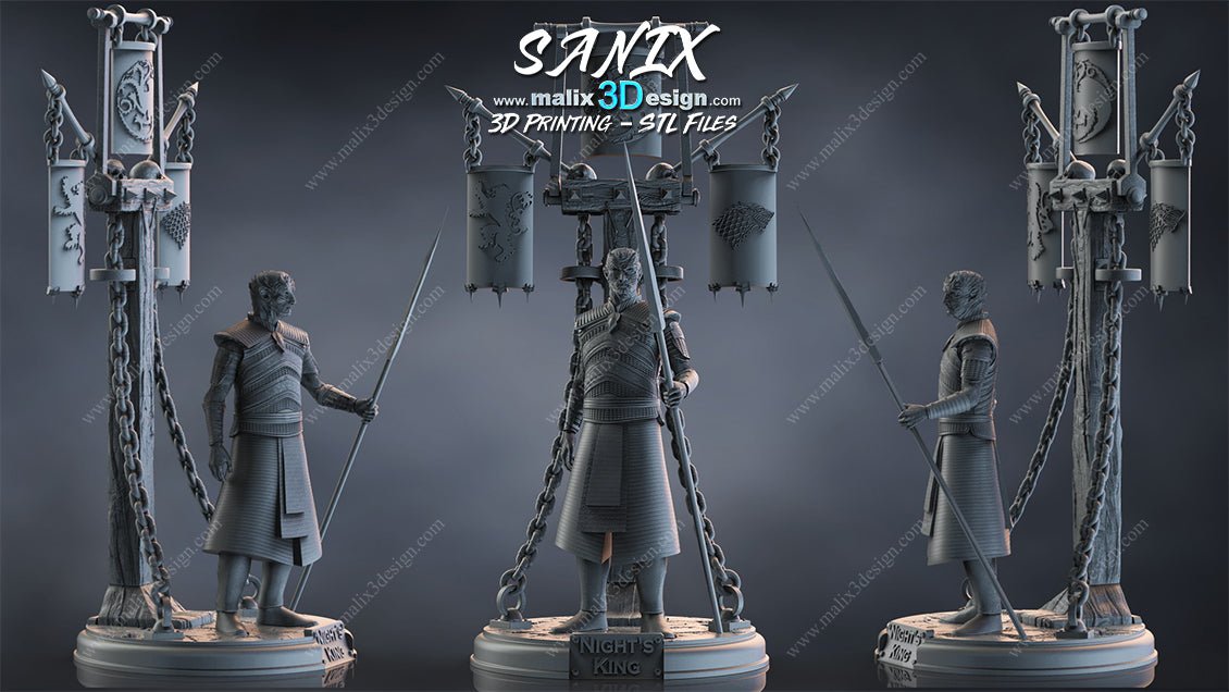 Night King GOT - Sanix3D - Dark Forge Arts