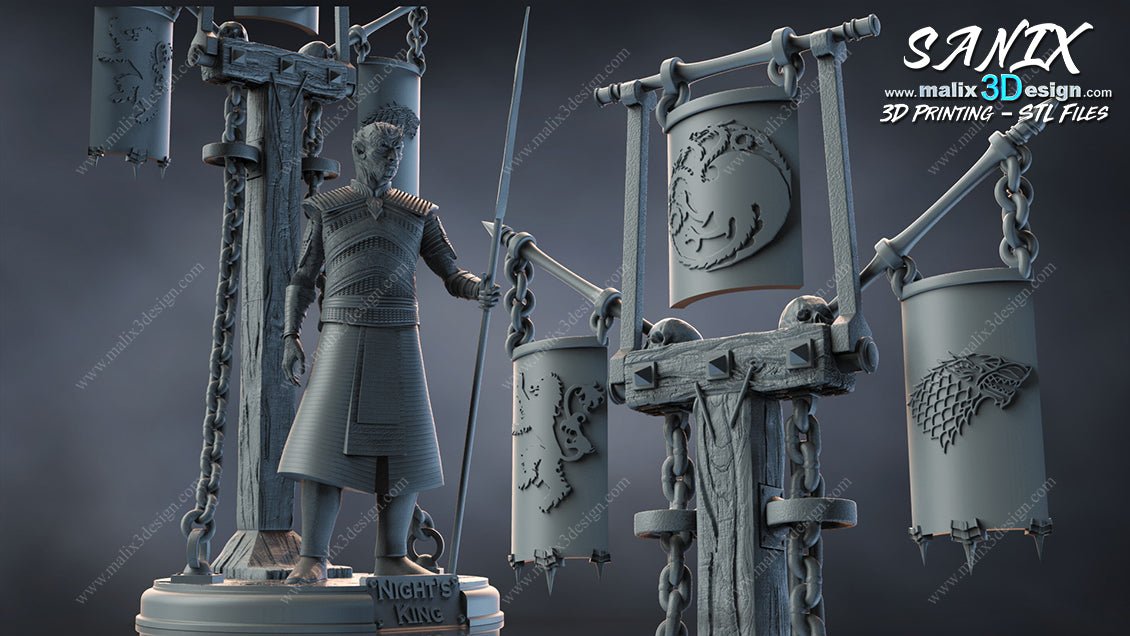 Night King GOT - Sanix3D - Dark Forge Arts