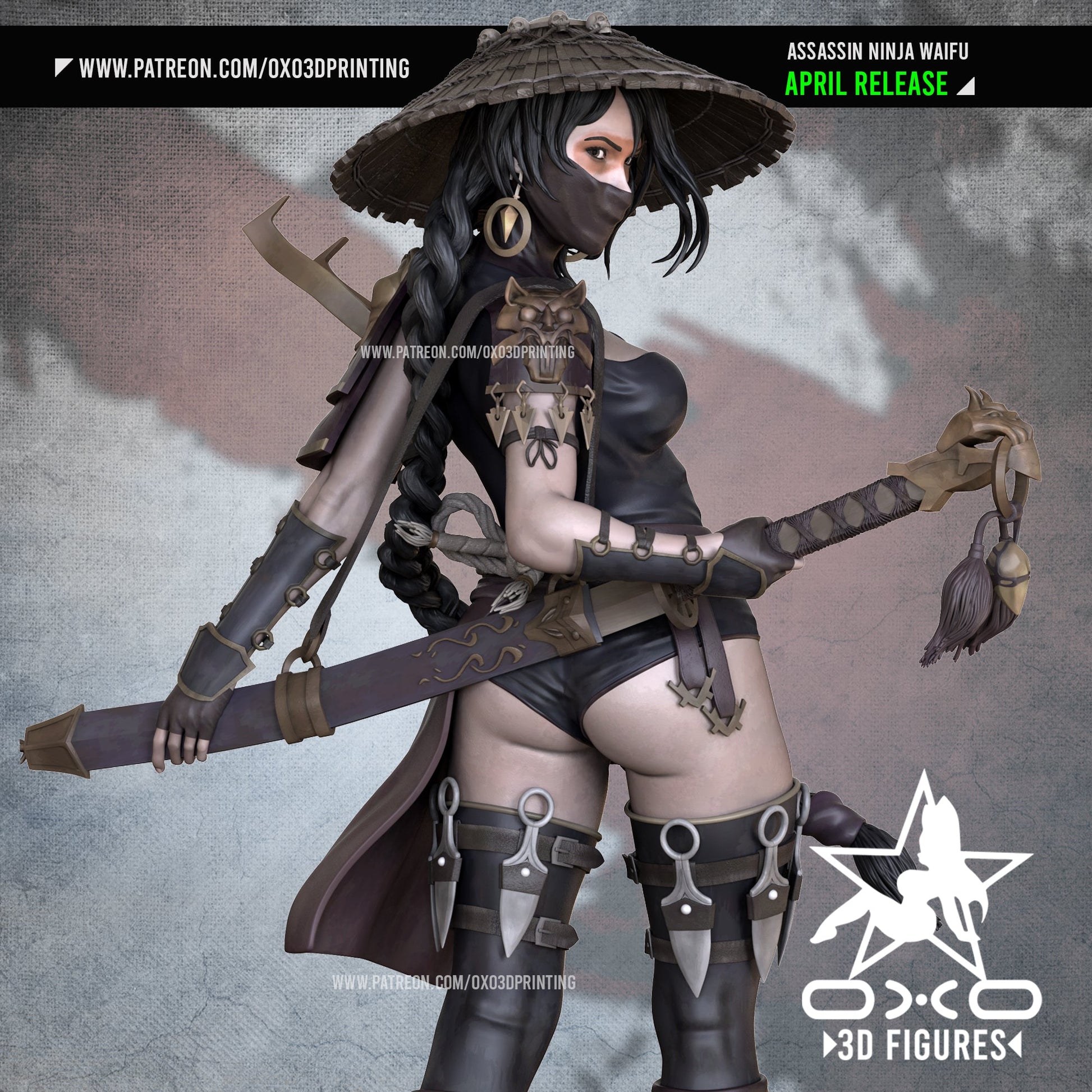 Ninja Assassin - OXO3D - Dark Forge Arts