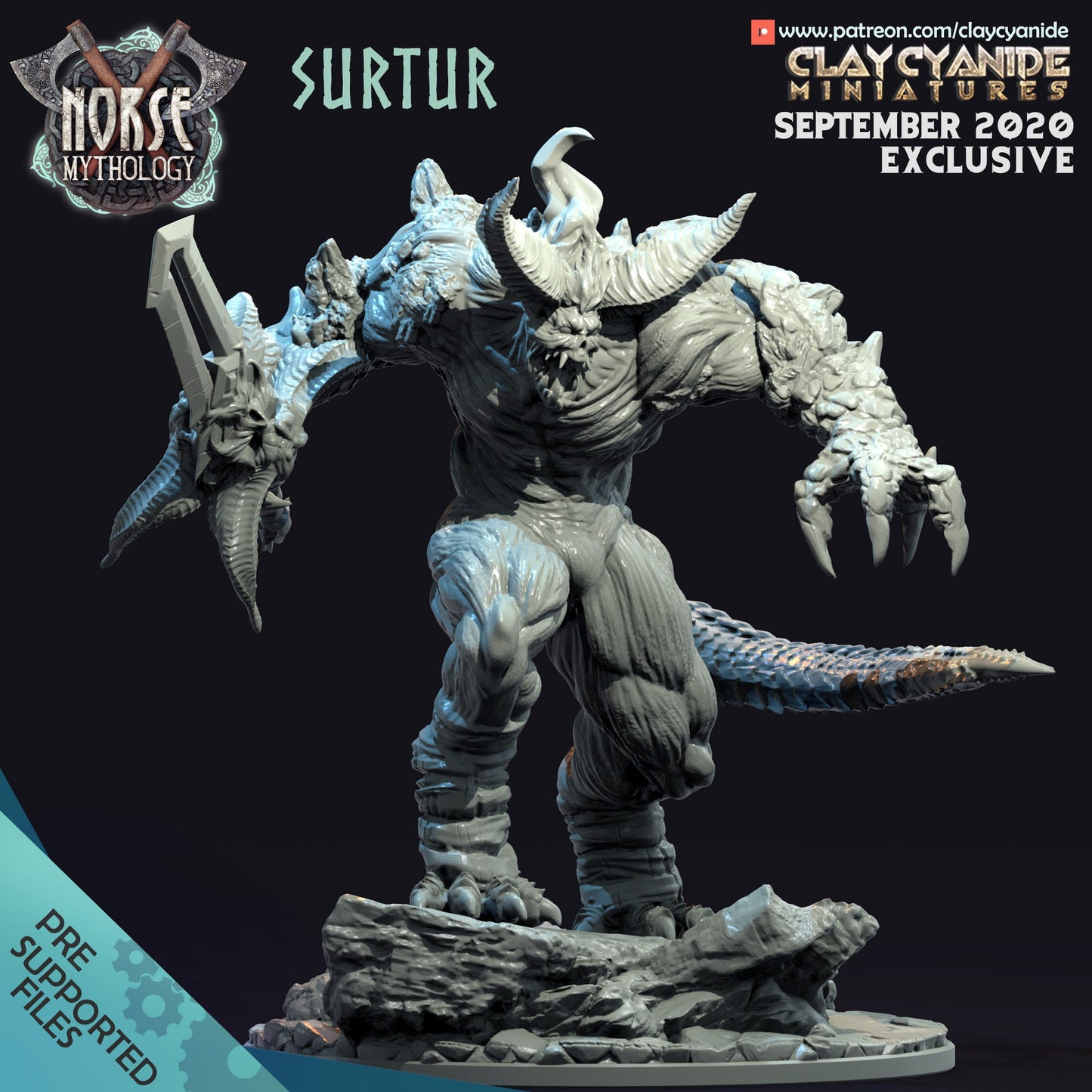 Norse Mythology - ClayCyanide - Dark Forge Arts