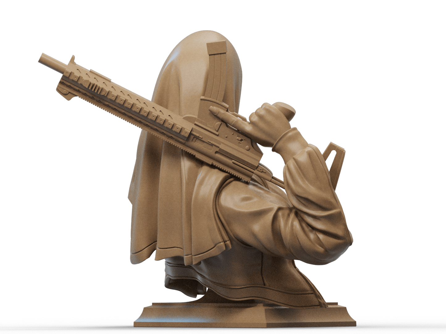 Nun with Gun - CA 3D Studios - Dark Forge Arts