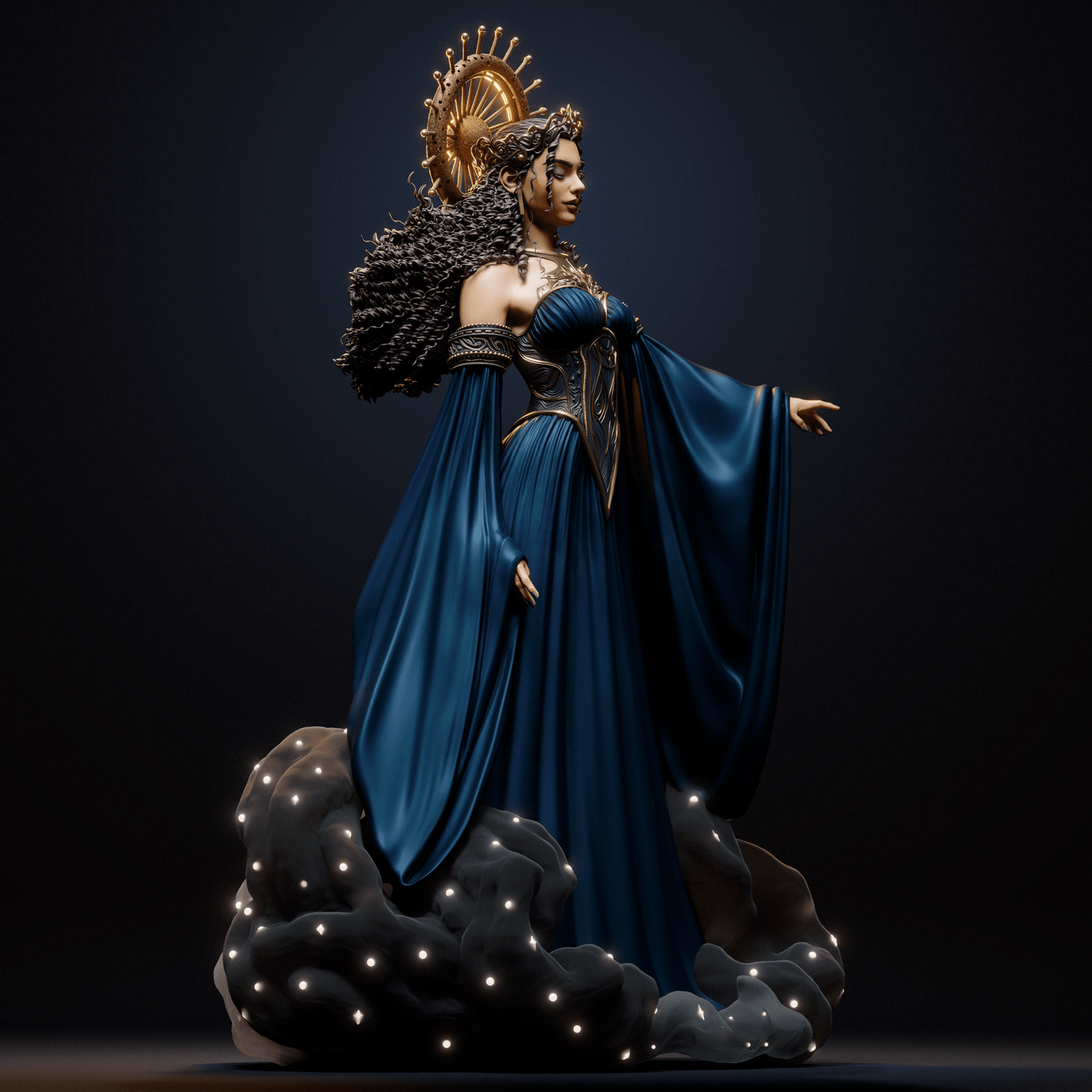 Nyx Goddess - CA 3D Studios - Dark Forge Arts