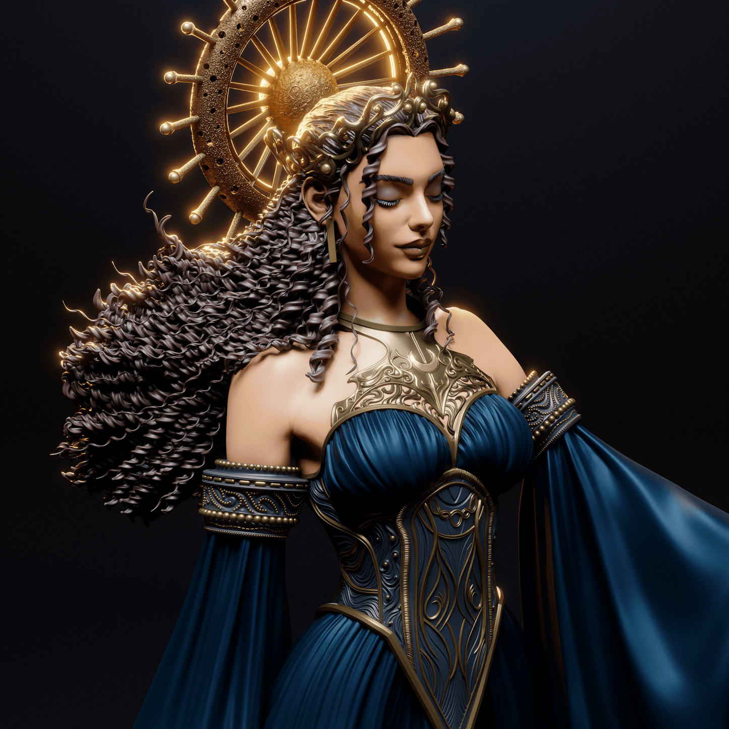 Nyx Goddess - CA 3D Studios - Dark Forge Arts
