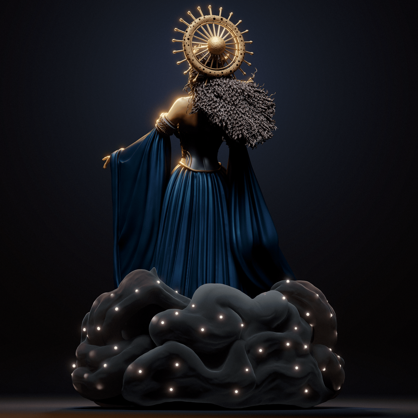 Nyx Goddess - CA 3D Studios - Dark Forge Arts