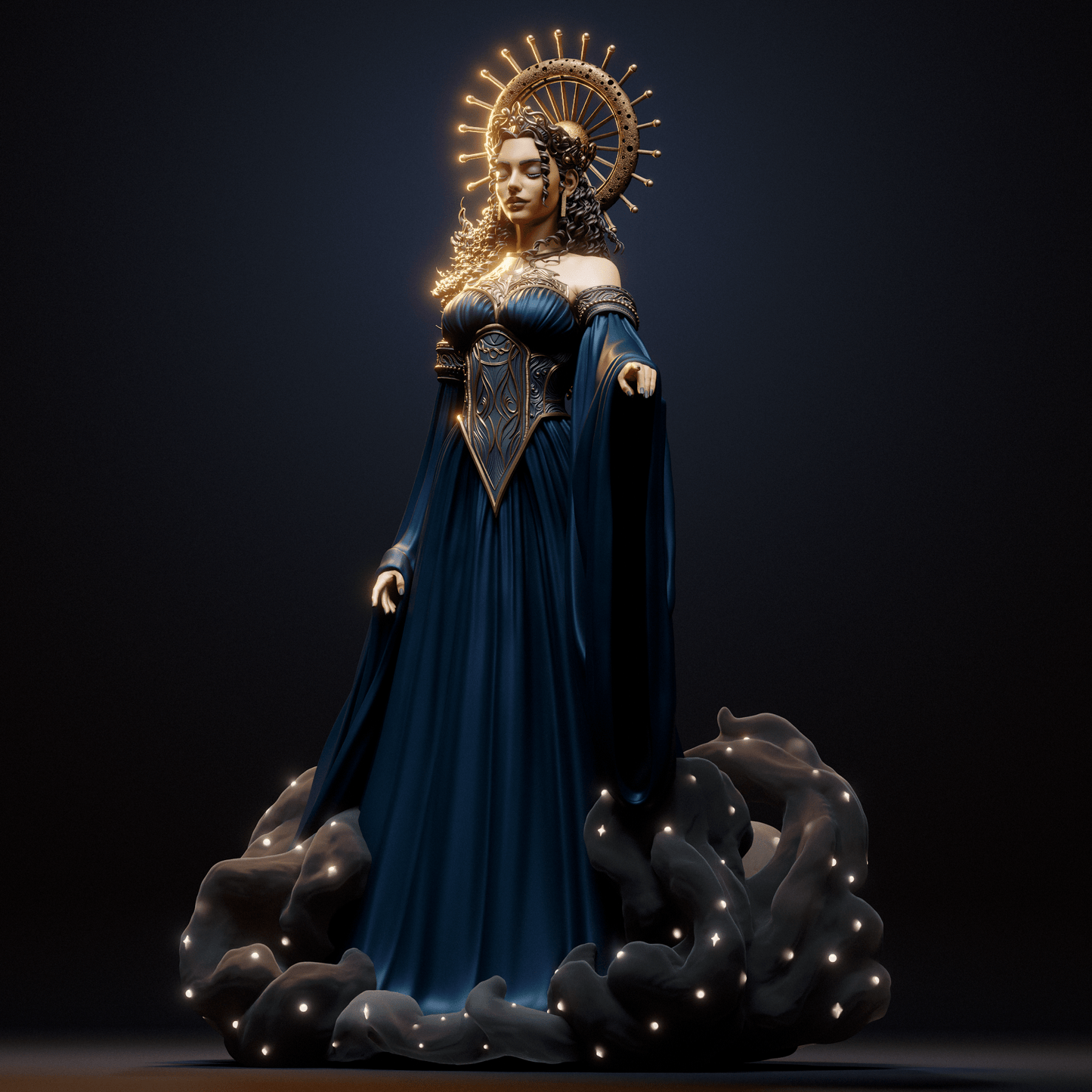 Nyx Goddess - CA 3D Studios - Dark Forge Arts