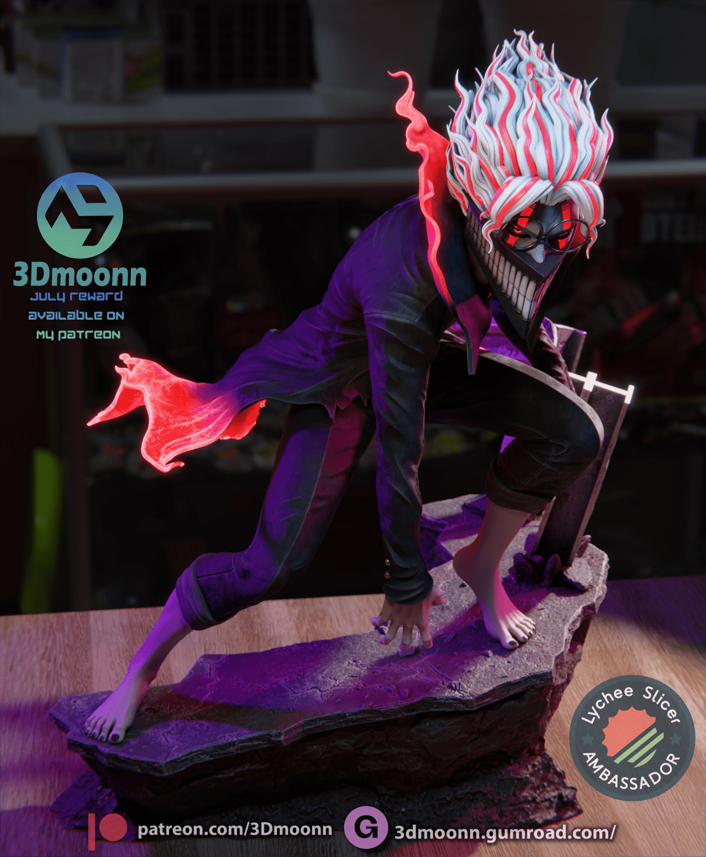 Okarun - 3DMoonn - Dark Forge Arts