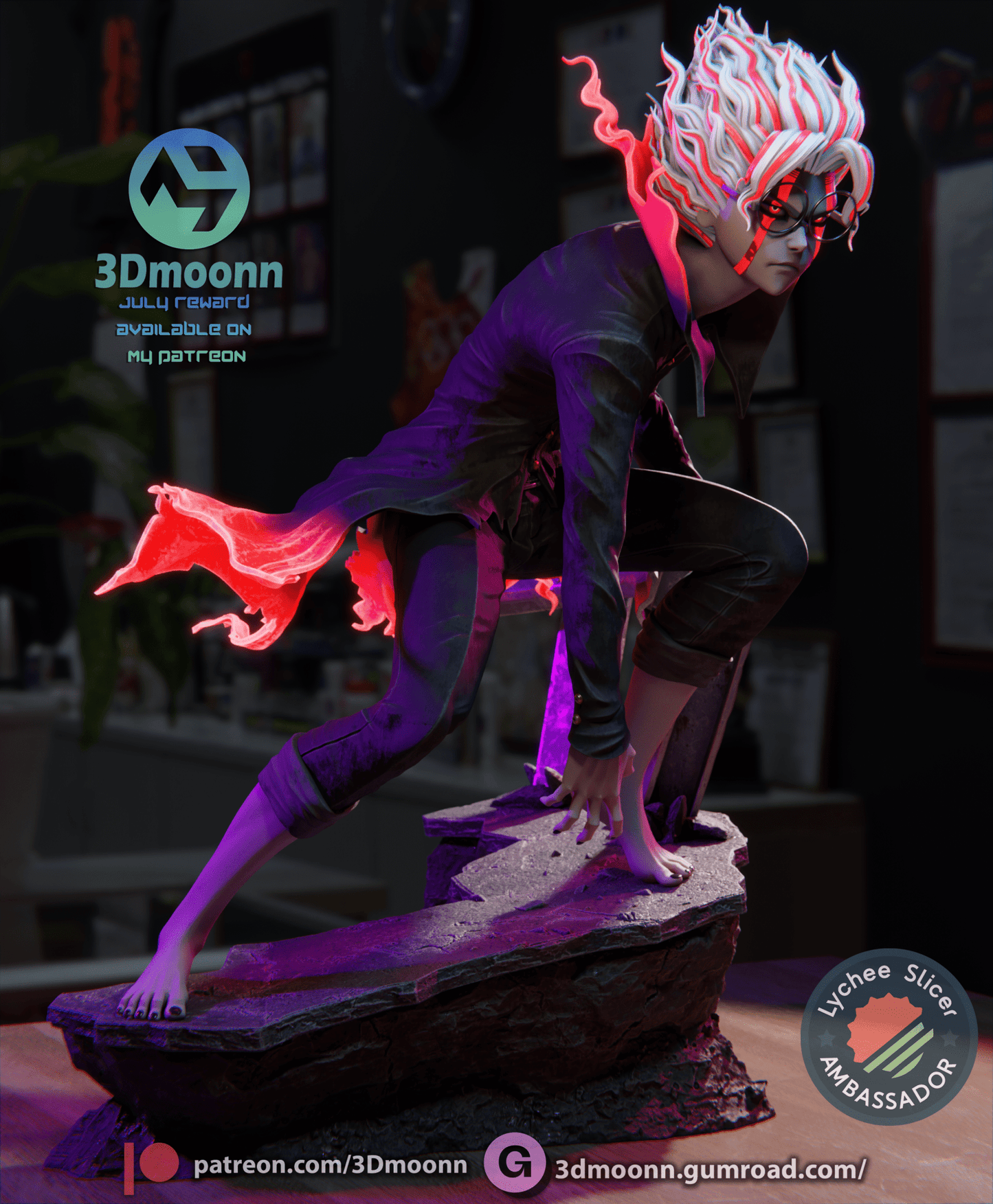 Okarun - 3DMoonn - Dark Forge Arts