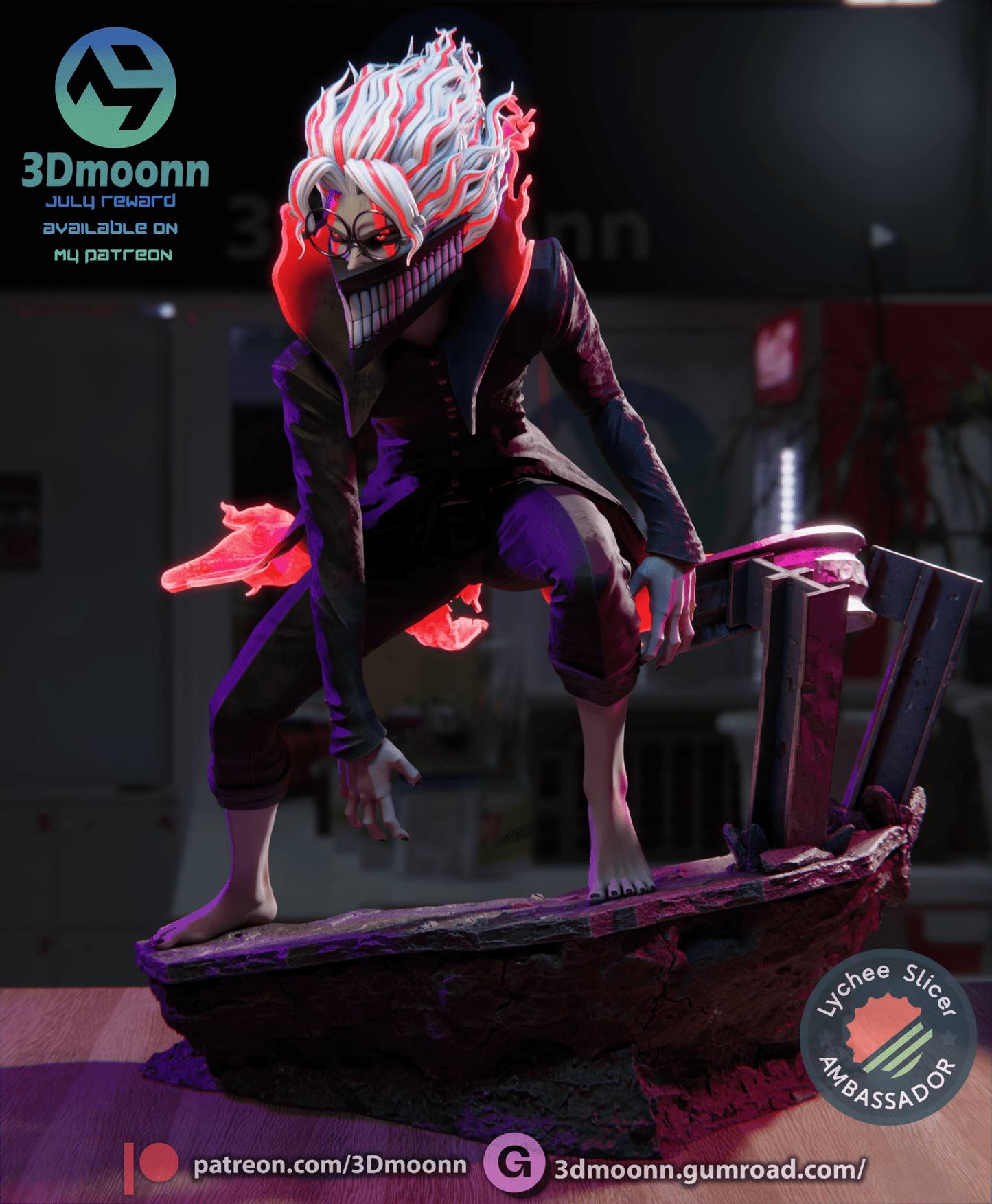 Okarun - 3DMoonn - Dark Forge Arts