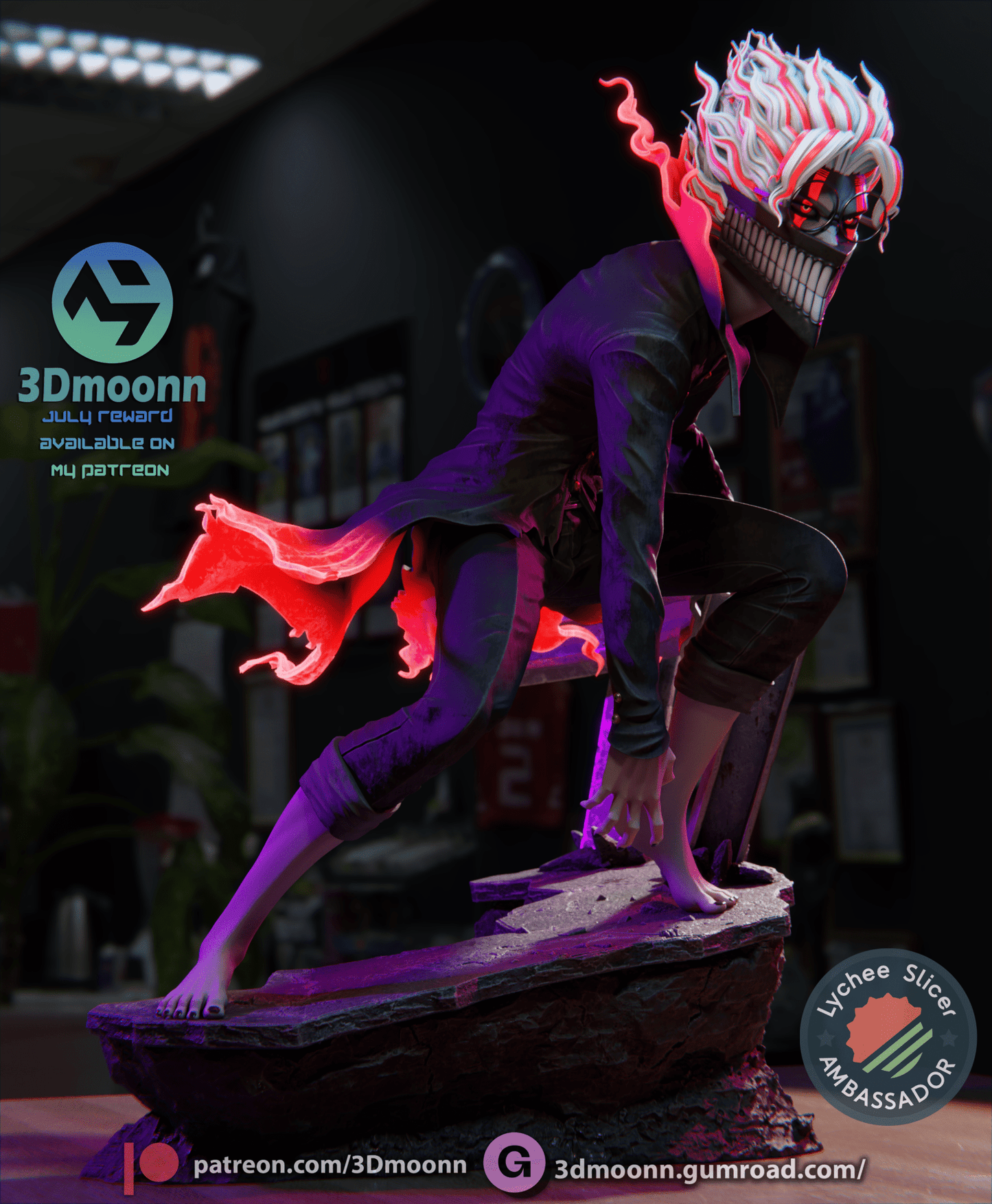 Okarun - 3DMoonn - Dark Forge Arts