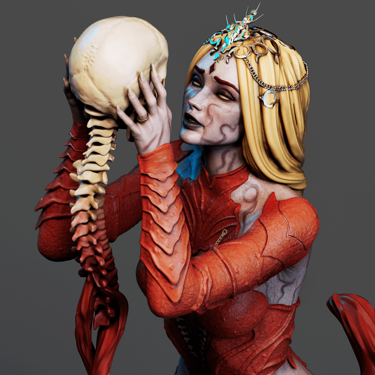 Orin the Red - CA 3D Studios - Dark Forge Arts