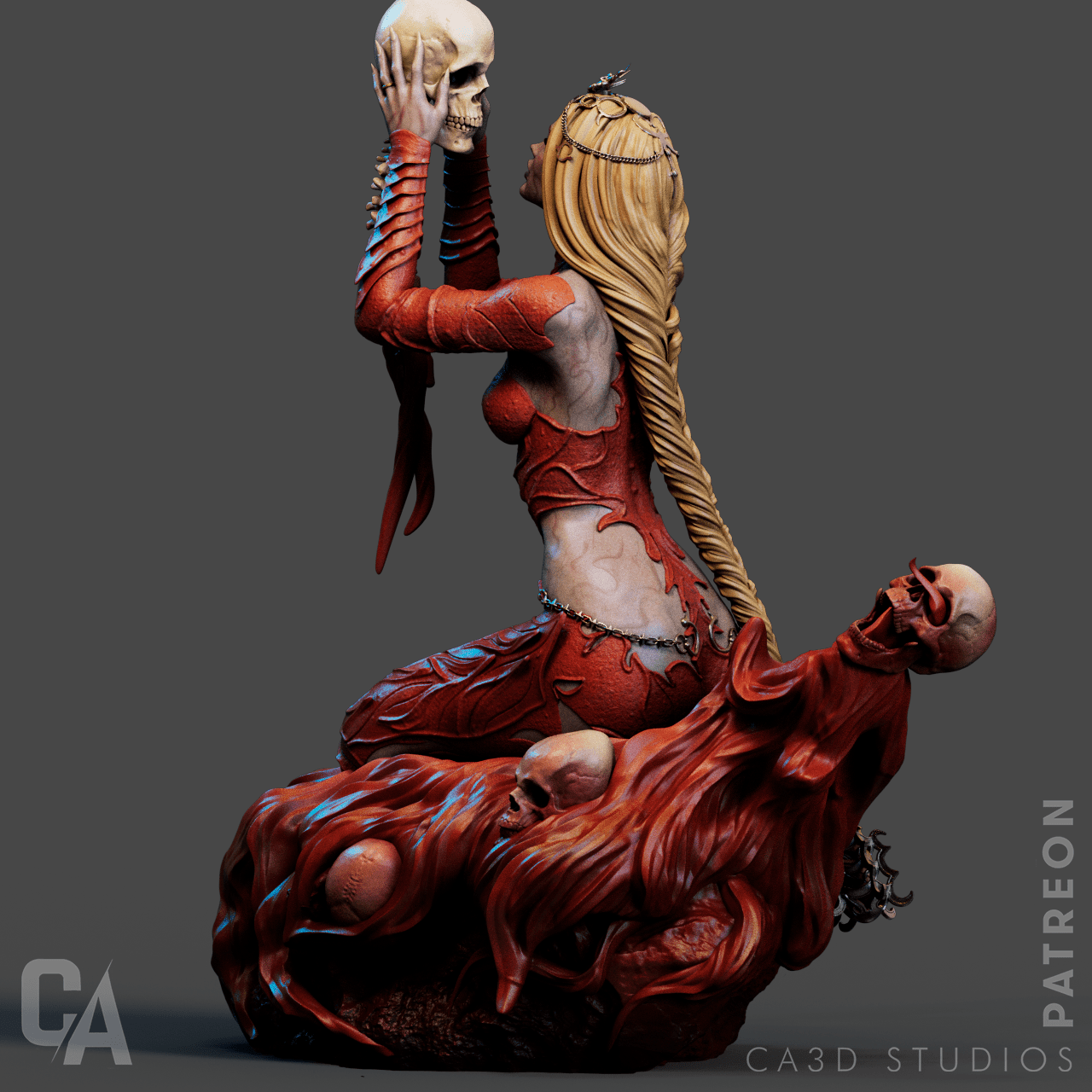 Orin the Red - CA 3D Studios - Dark Forge Arts