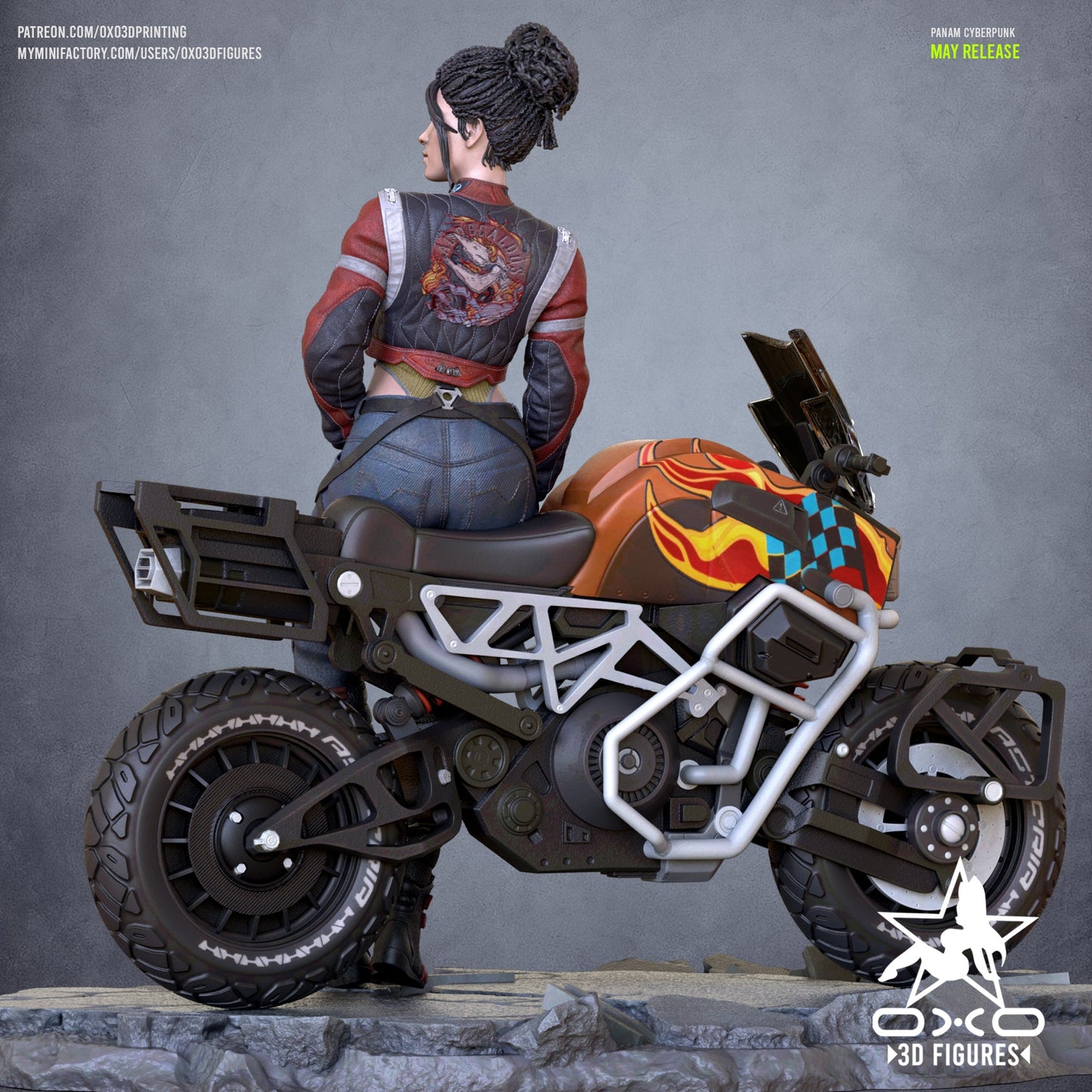 Panam Cyberpunk - OXO3D - Dark Forge Arts