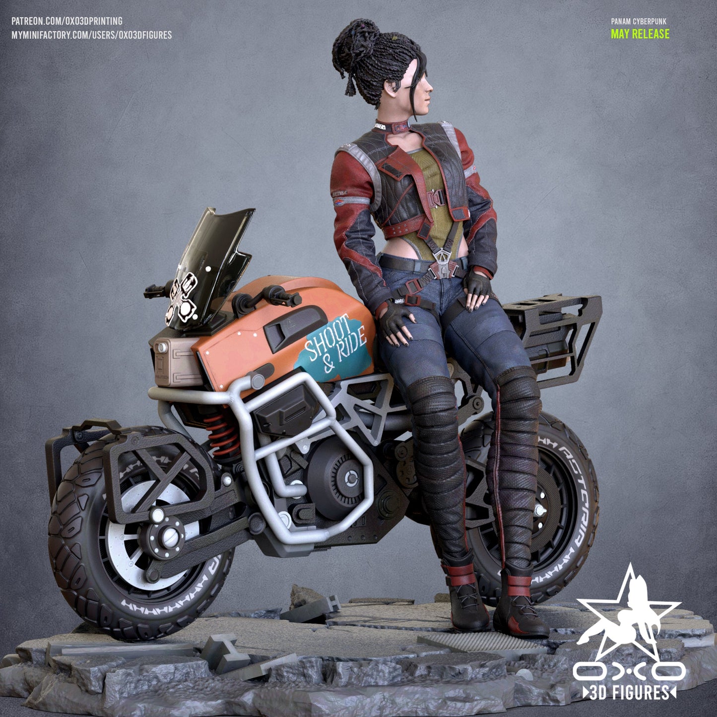 Panam Cyberpunk - OXO3D - Dark Forge Arts