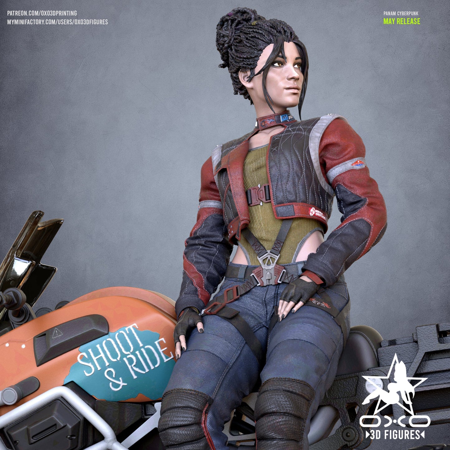 Panam Cyberpunk - OXO3D - Dark Forge Arts