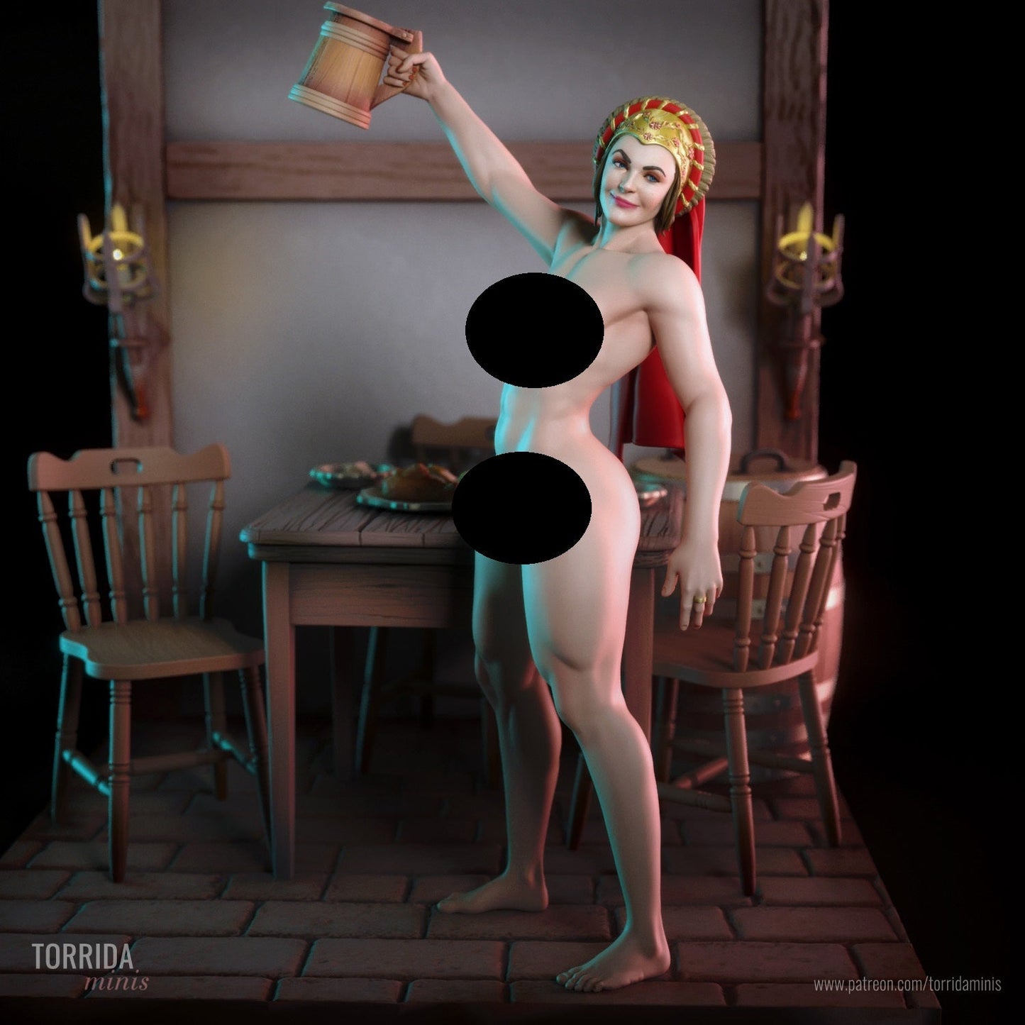 Pauline - Torrida Minis - Dark Forge Arts