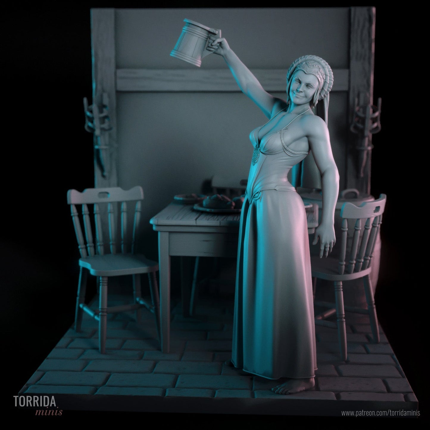 Pauline - Torrida Minis - Dark Forge Arts