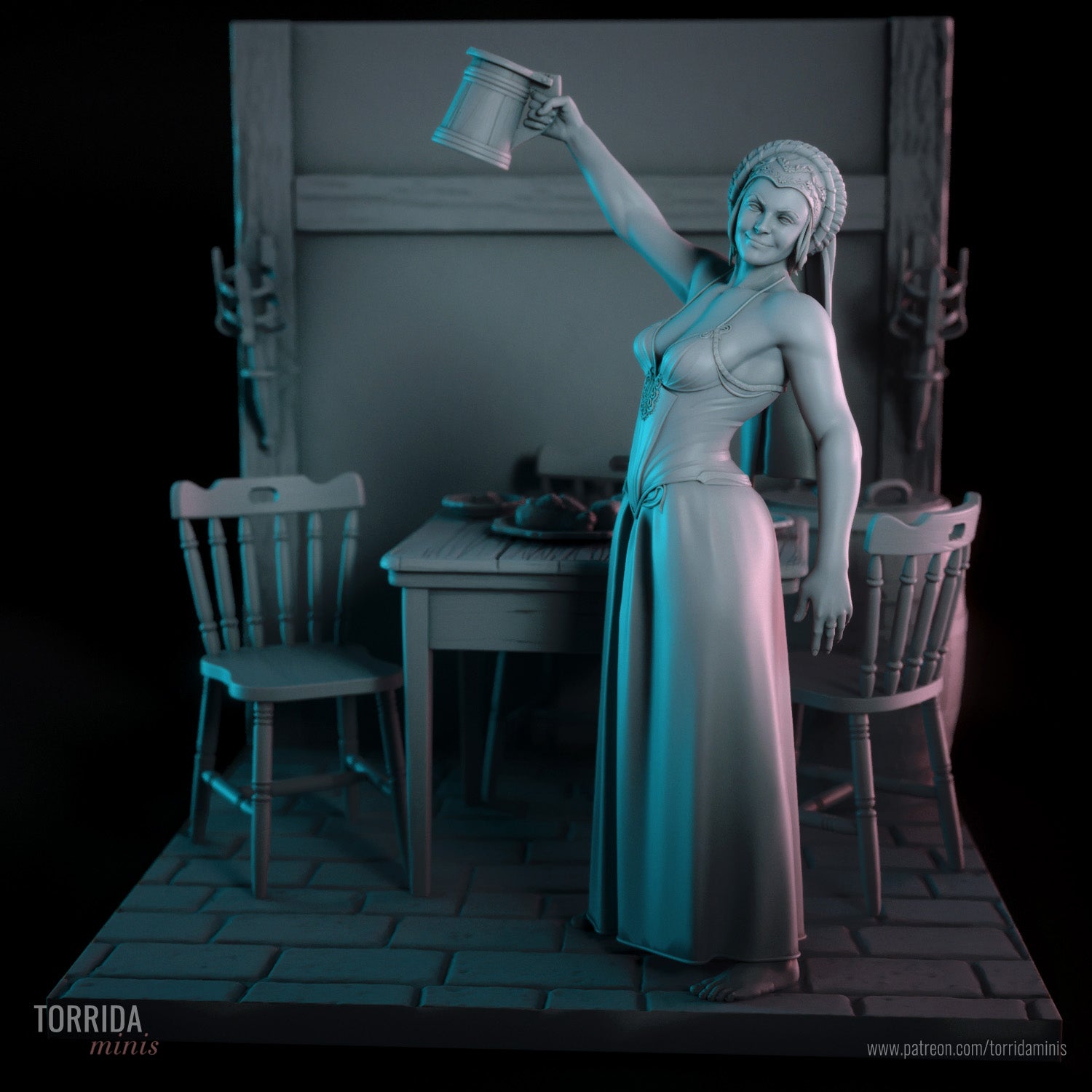 Pauline - Torrida Minis - Dark Forge Arts