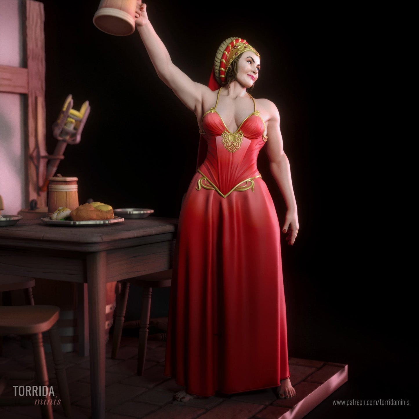 Pauline - Torrida Minis - Dark Forge Arts