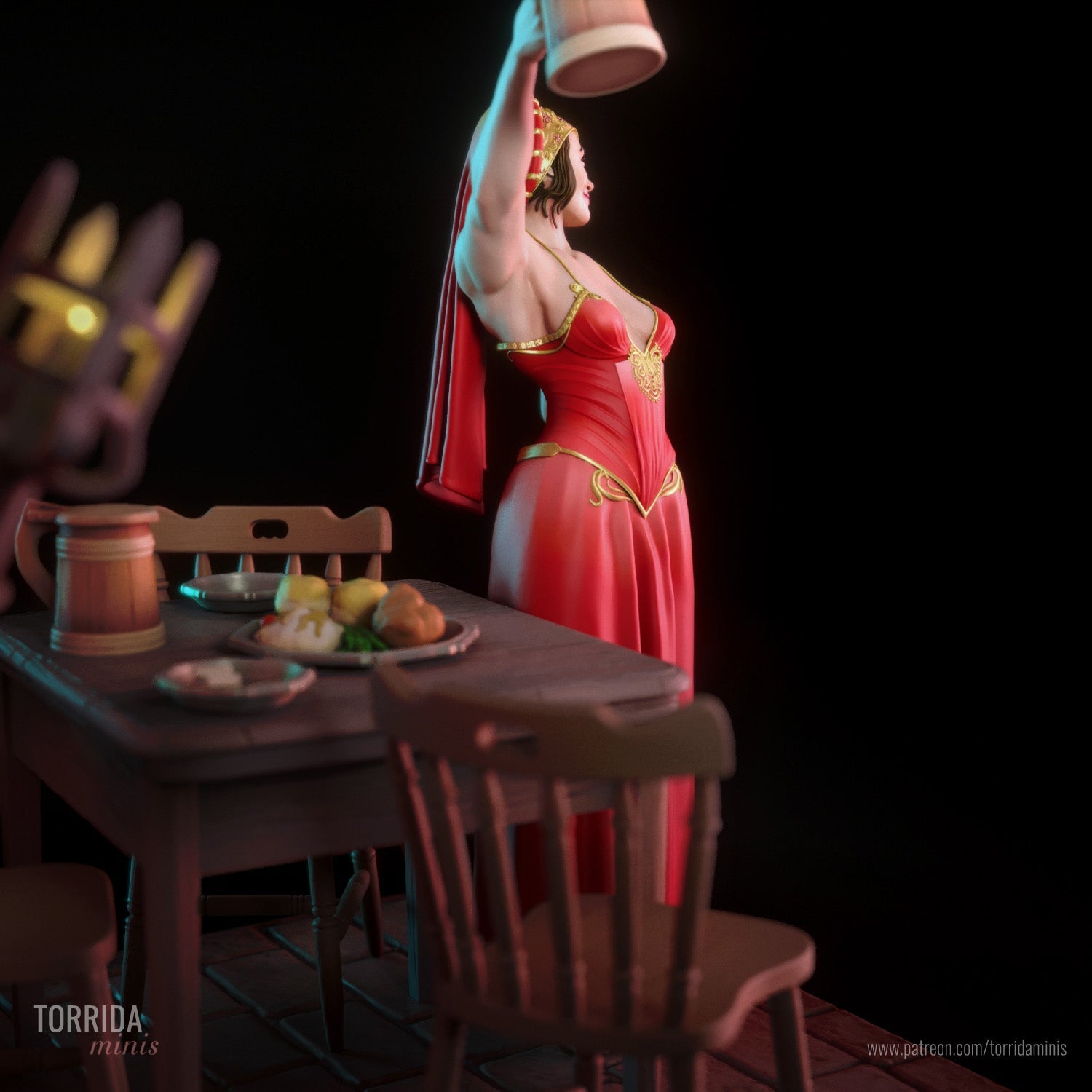 Pauline - Torrida Minis - Dark Forge Arts