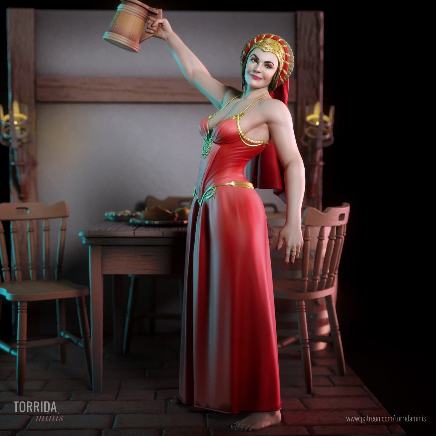 Pauline - Torrida Minis - Dark Forge Arts