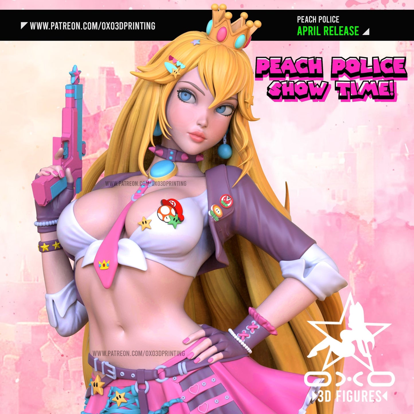Peach - OXO3D - Dark Forge Arts