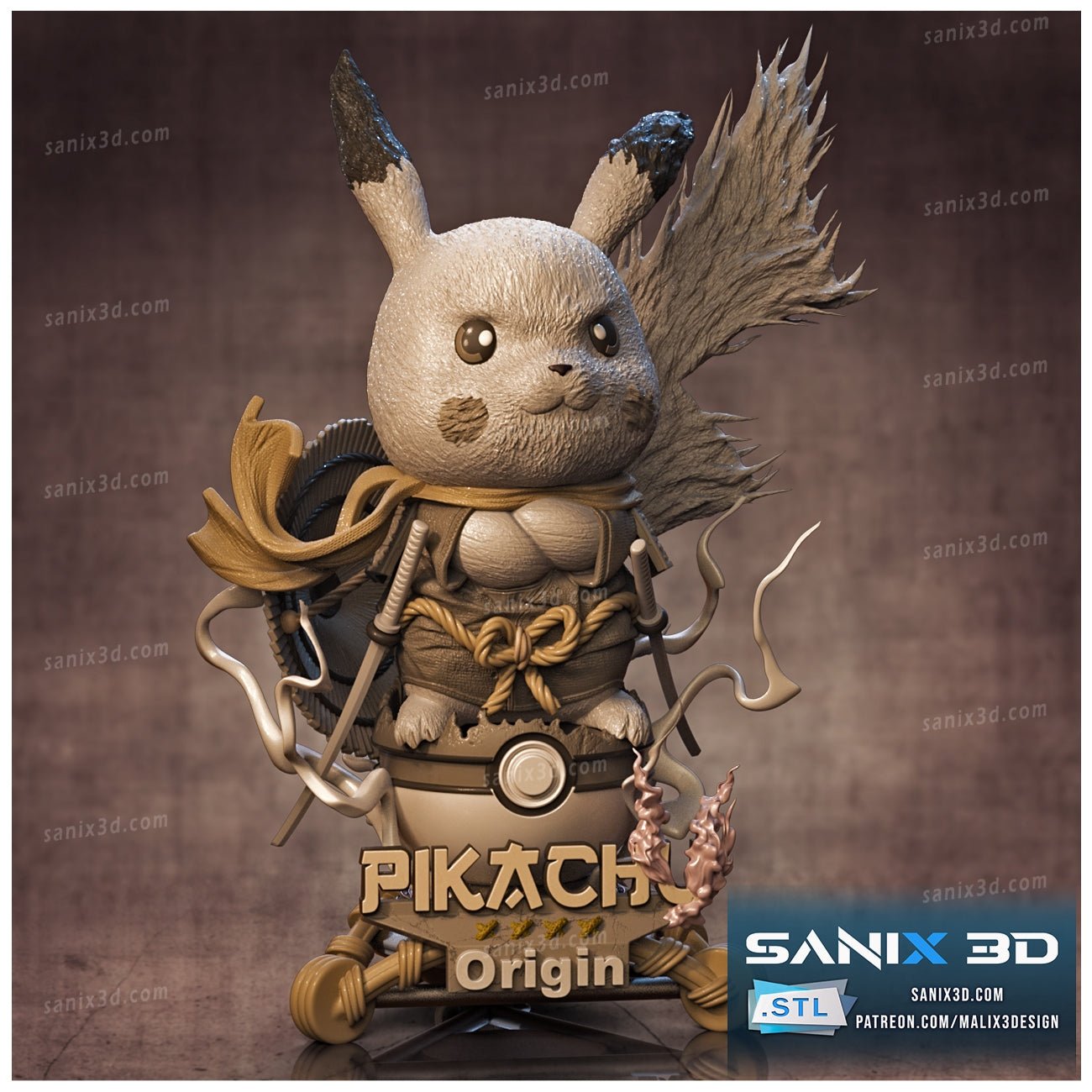 Pickachu - Sanix3D - Dark Forge Arts