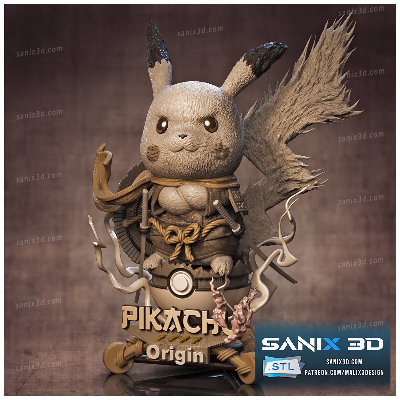 Pickachu - Sanix3D - Dark Forge Arts