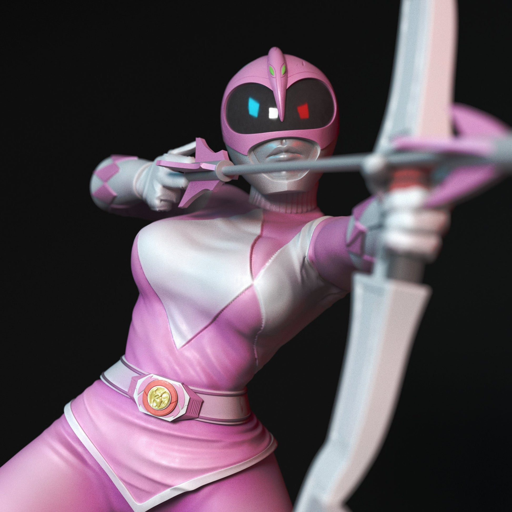 Pink Ranger - Torrida Minis - Dark Forge Arts