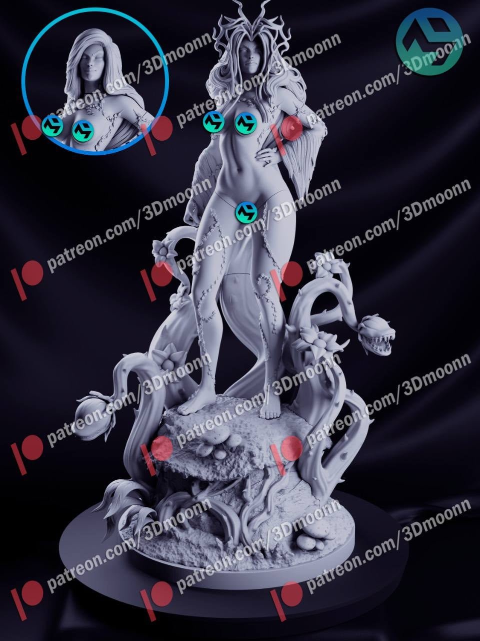 Poison Ivy - 3DMoonn - Dark Forge Arts